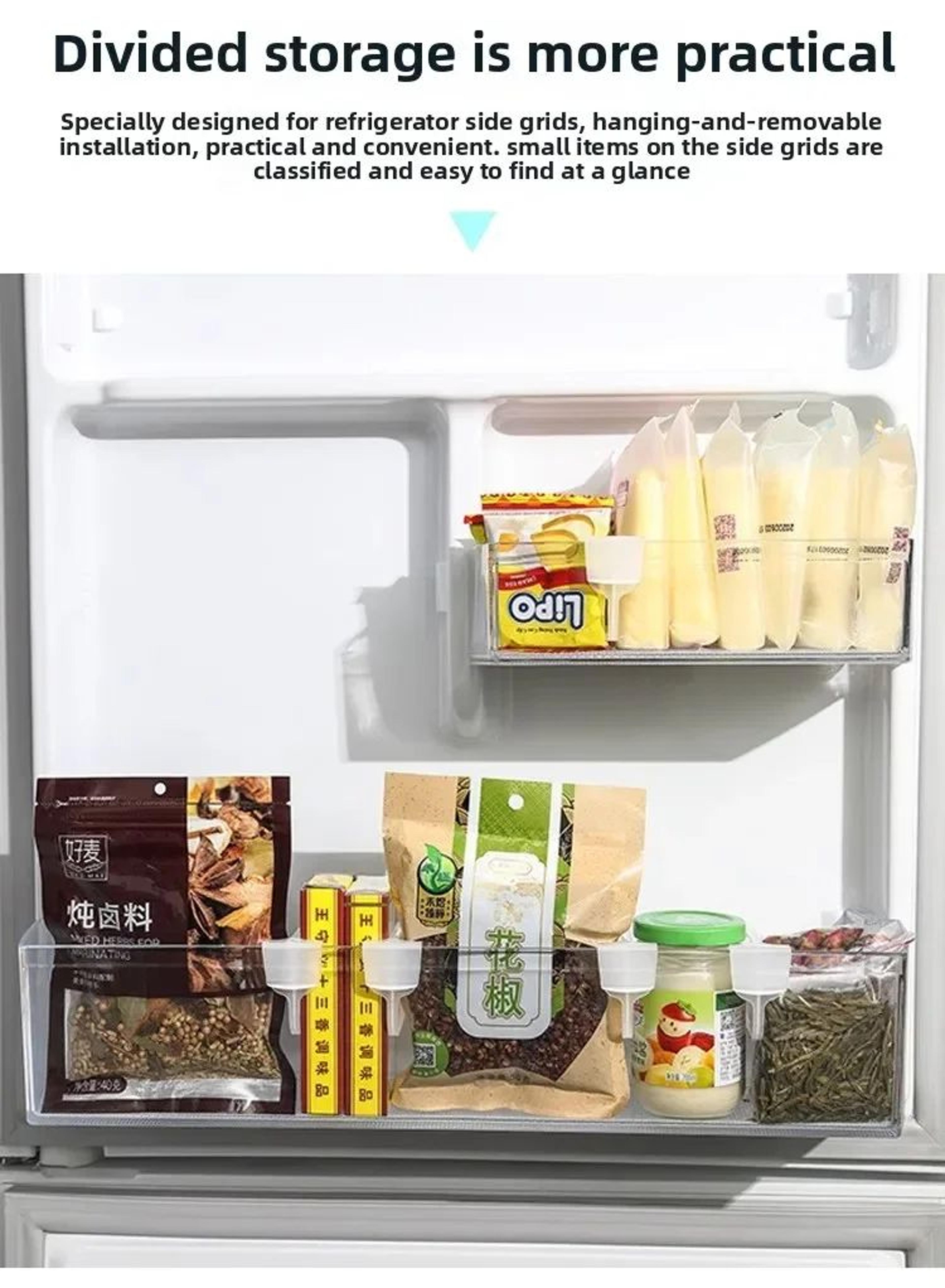 Adjustable Refrigerator Organizer Shelf Fridge Storage Divider 9