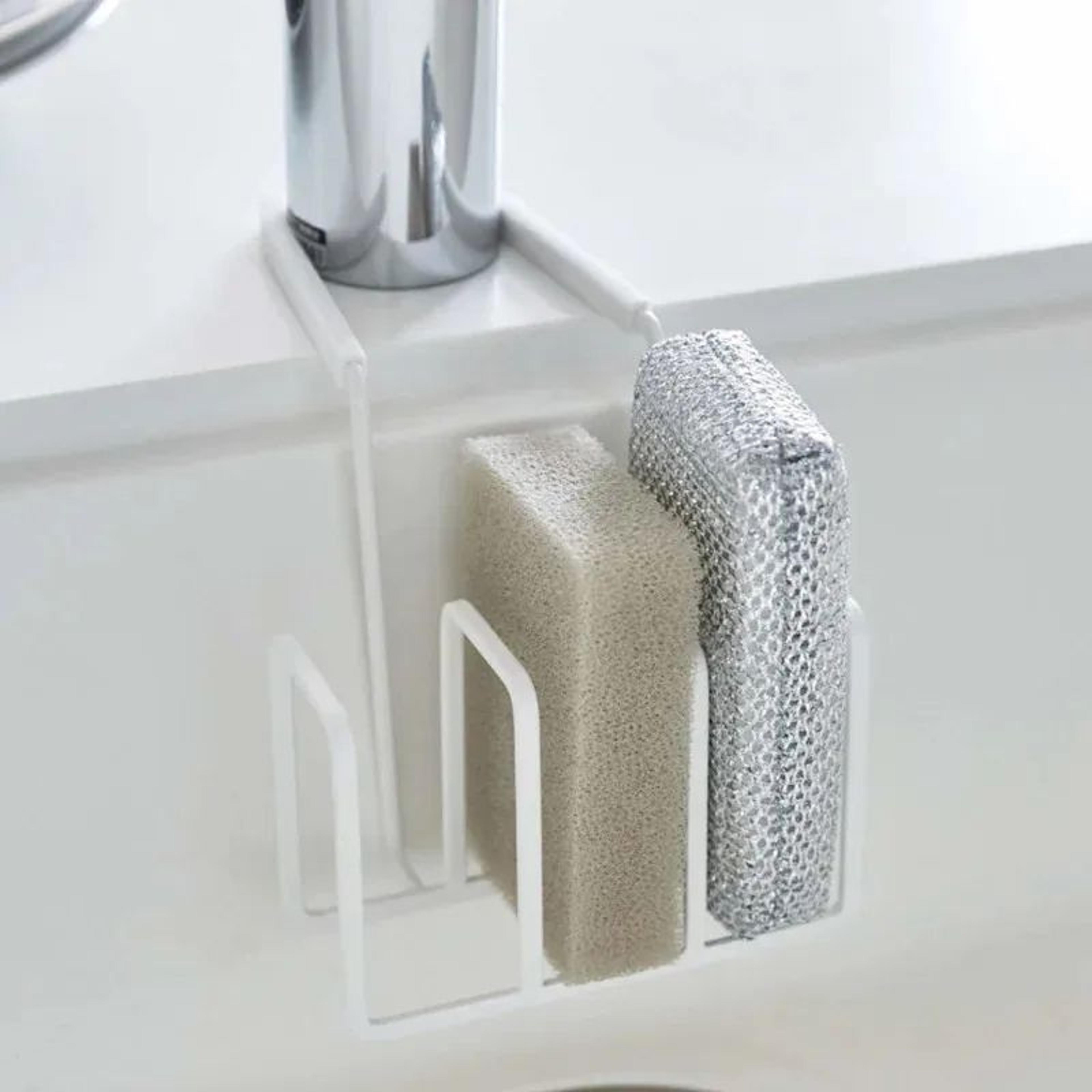 kitchen faucet sink organizer sponge holder rack