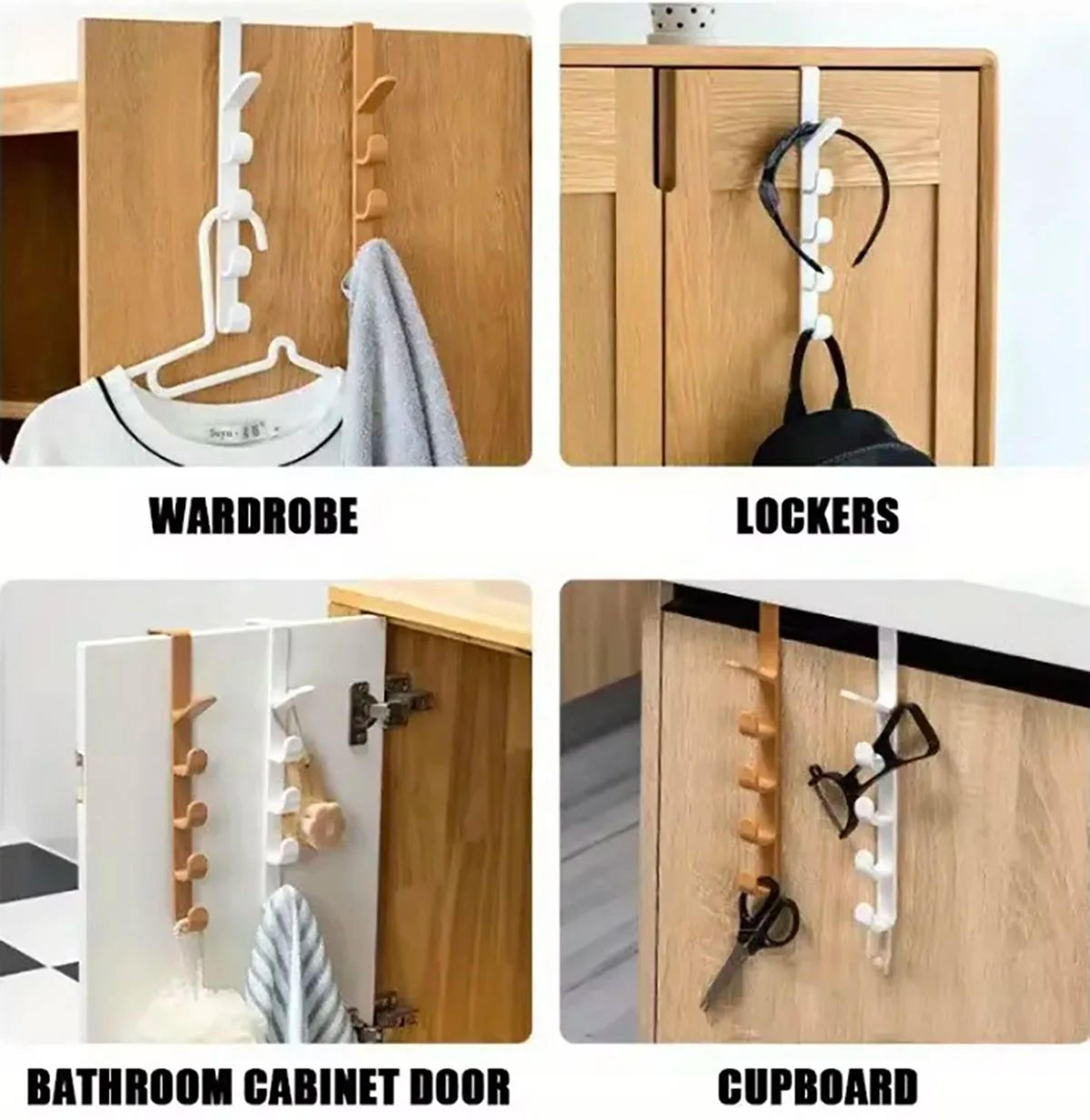 Over The Door Clothes Hanger Rack Bag Organizer 1