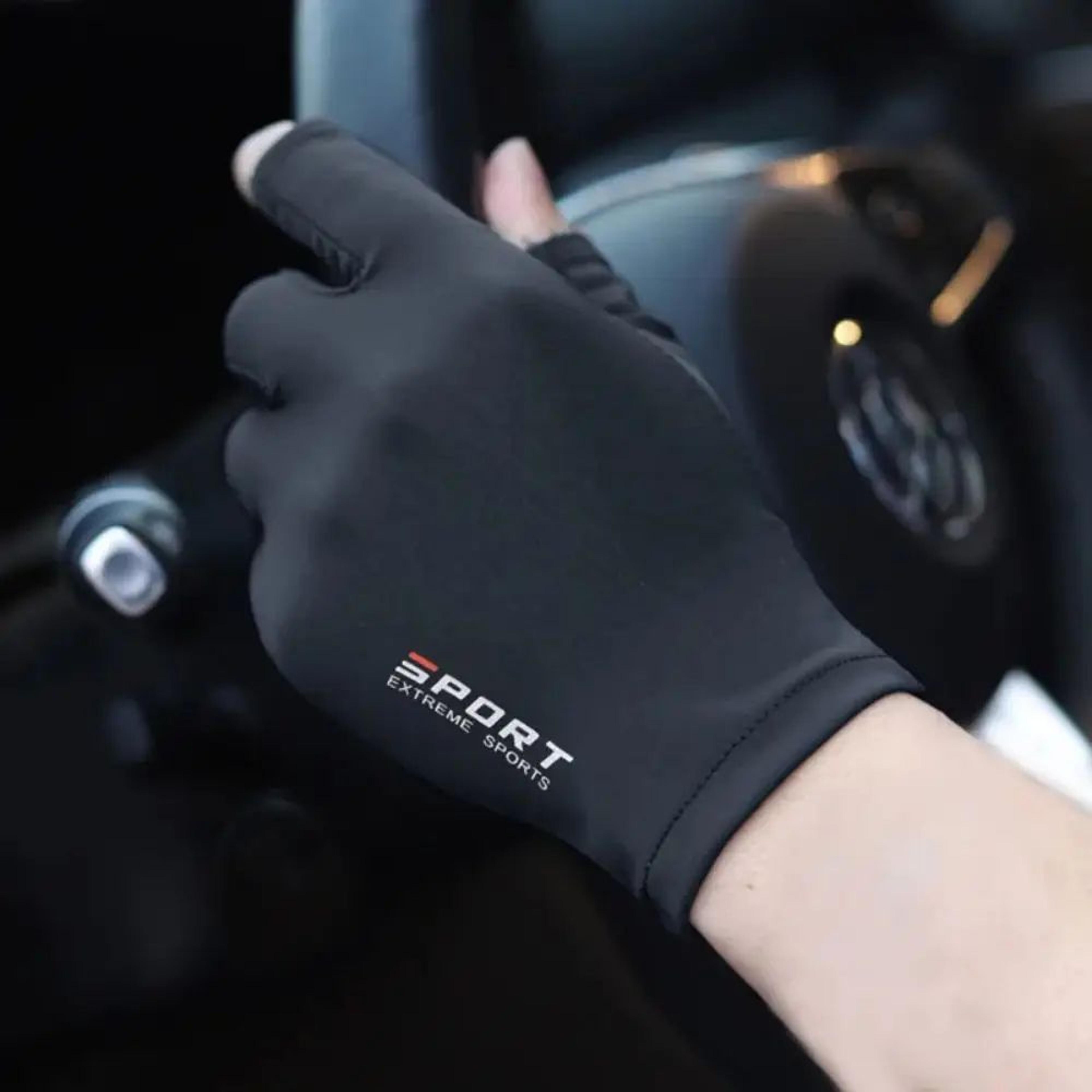 Half Finger Cycling Gloves Ice Silk Breathable Sports Gloves 1