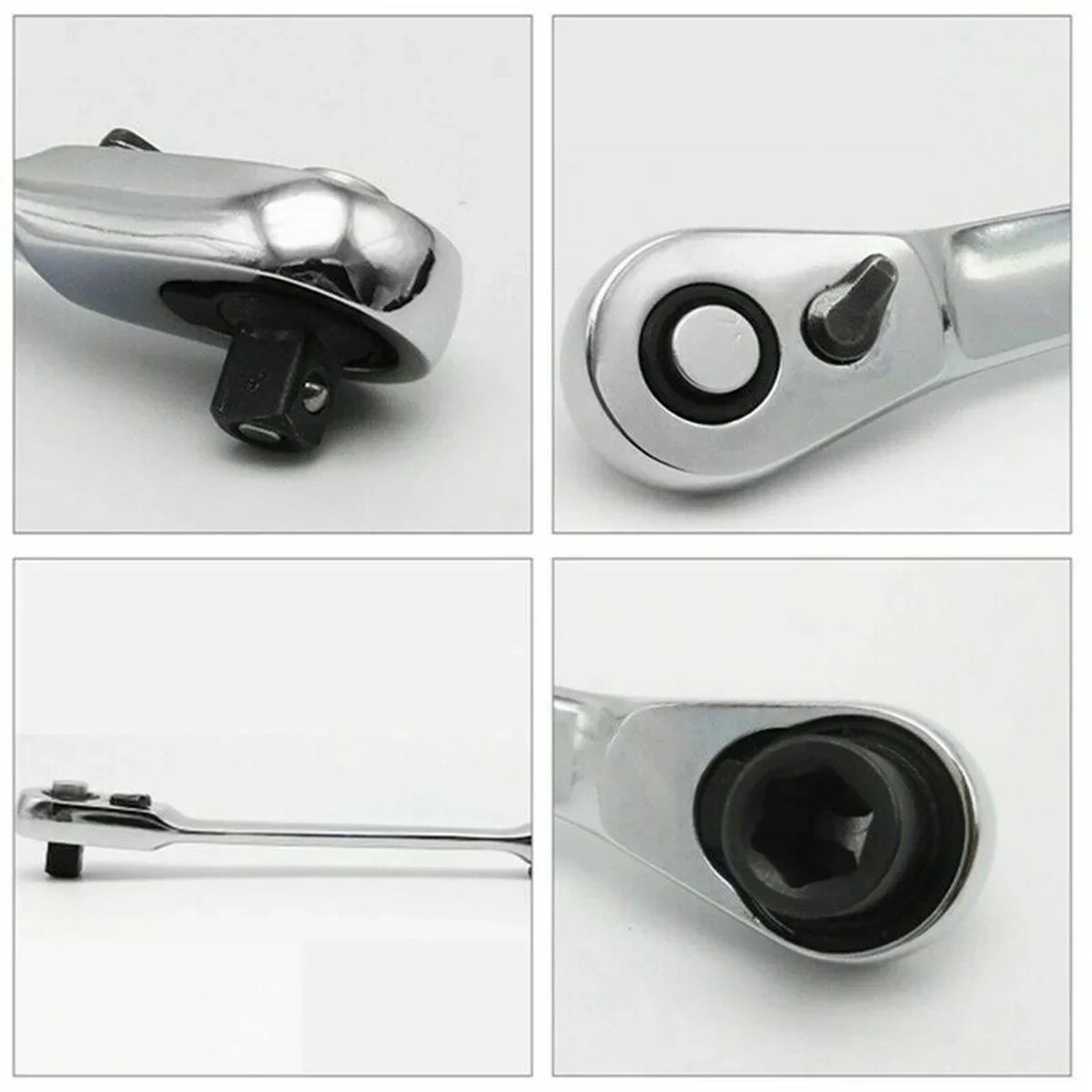 Mini Double End Ratchet Wrench 2 In 1 Socket Tool 10