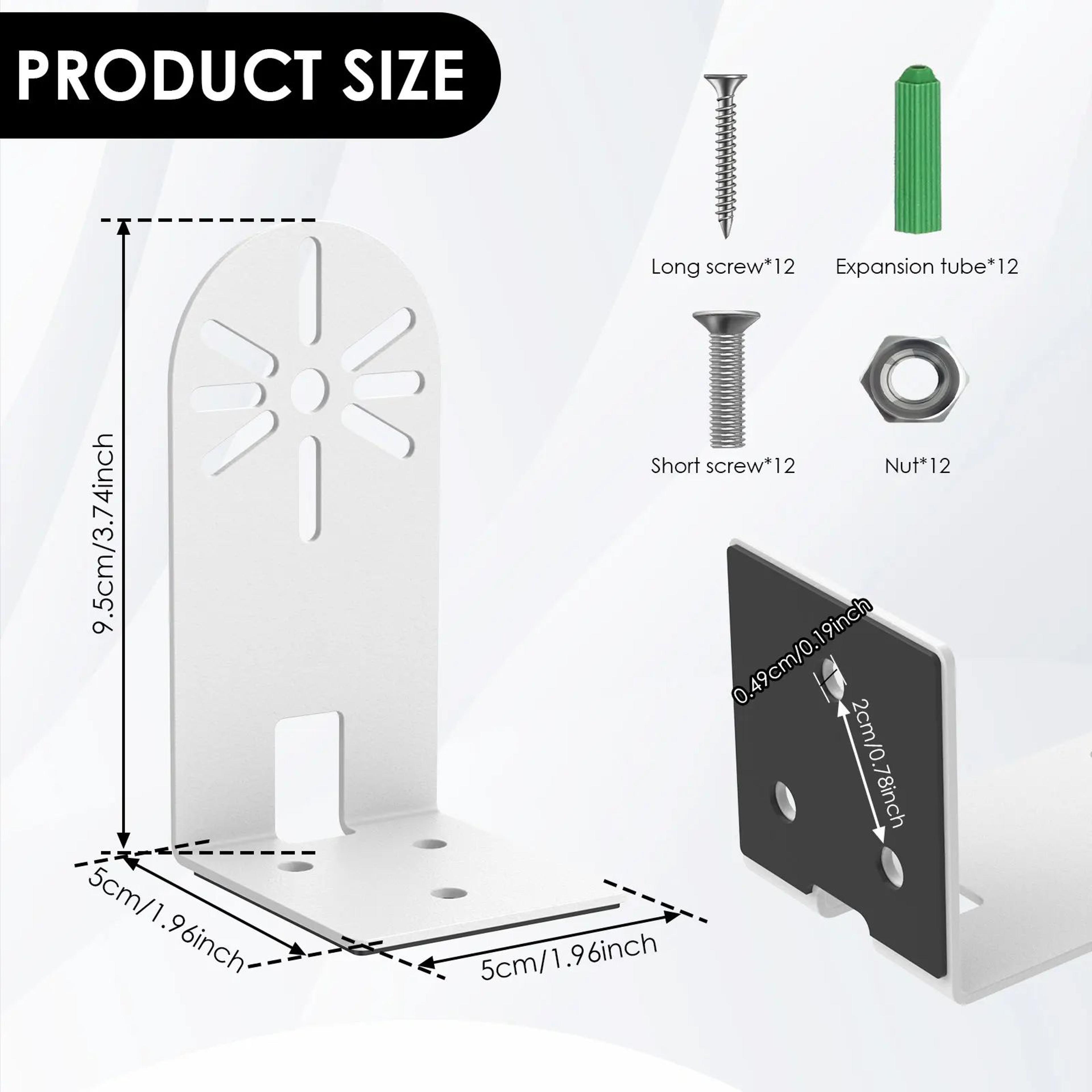 8pcs L Shape Camera Wall Mount Bracket Right Angle Iron Support 5