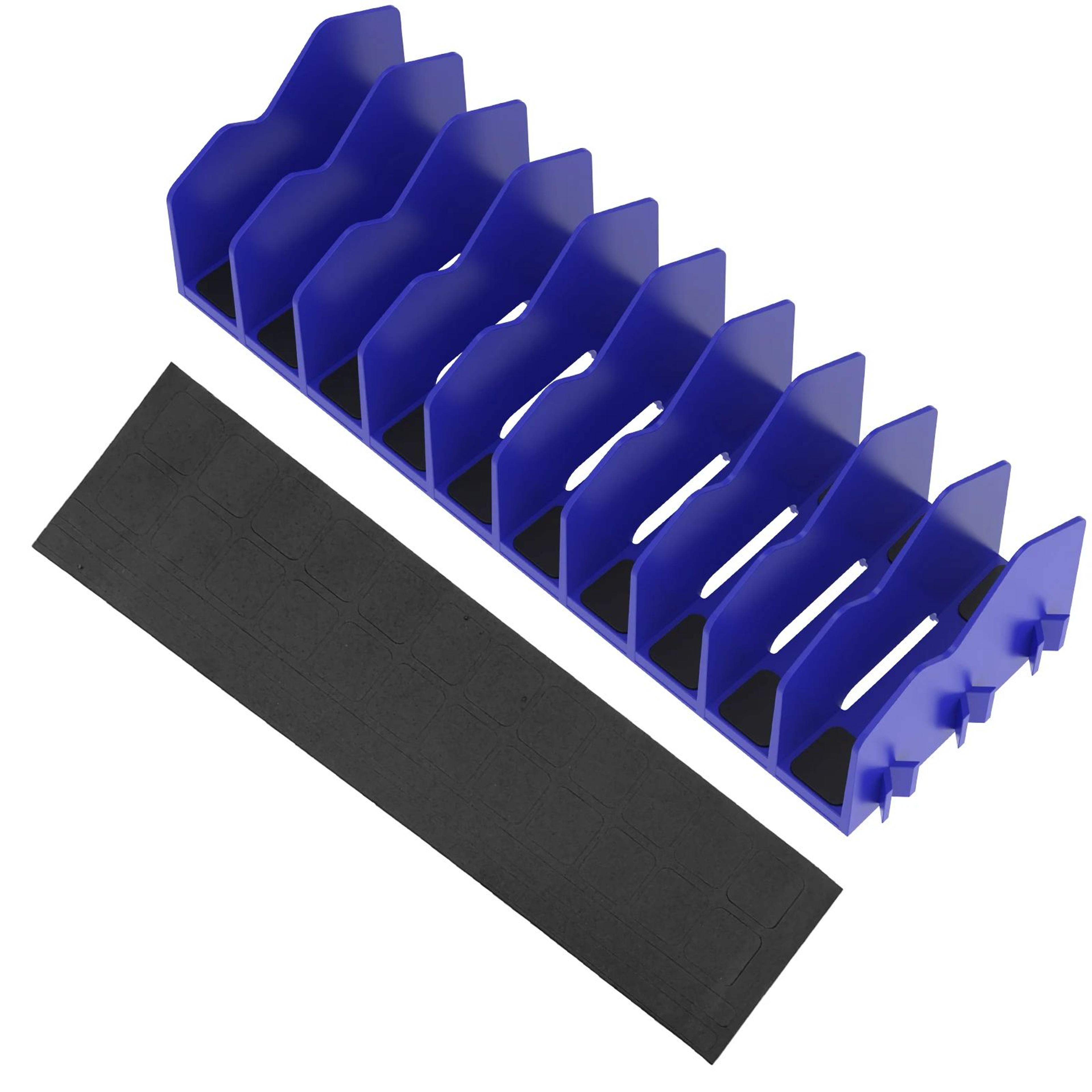Plier Organizer Rack 10 Slot Tool Holder Non Slip Toolbox Storage 13