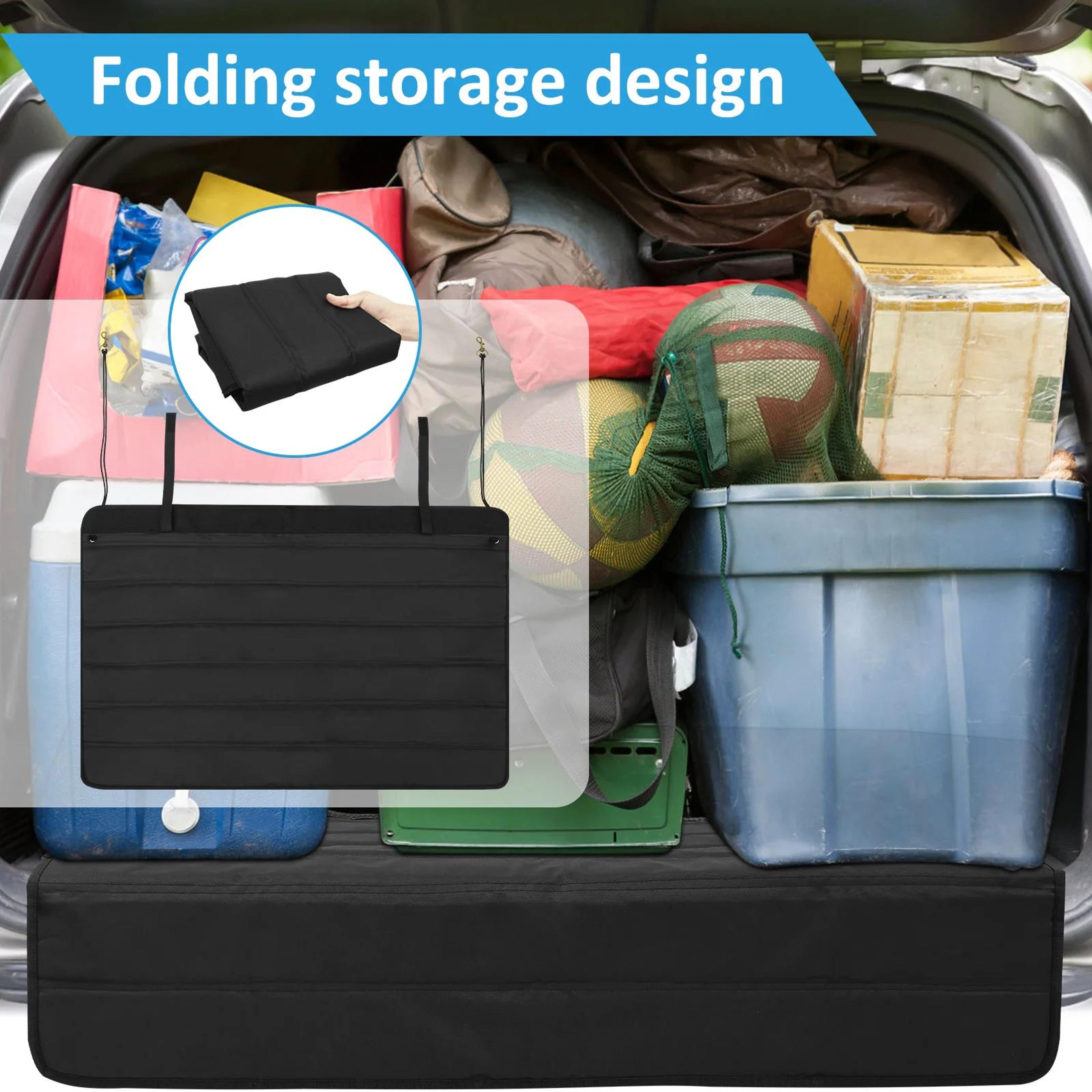 Non Slip Car Trunk Mat Rear Bumper Protector Foldable SUV Mat 3