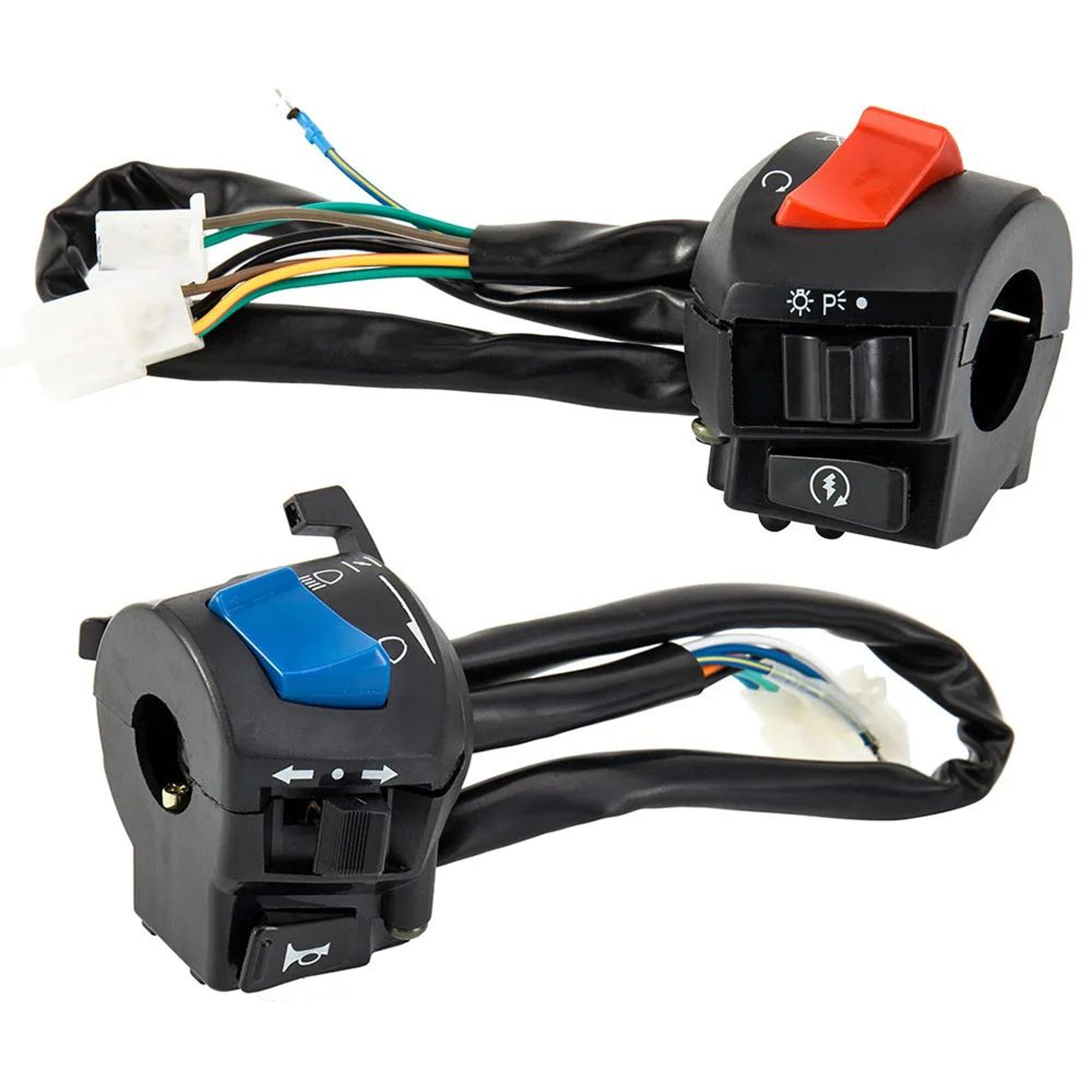 Motorcycle Handlebar Switch Control Waterproof Universal 78 Inch 2
