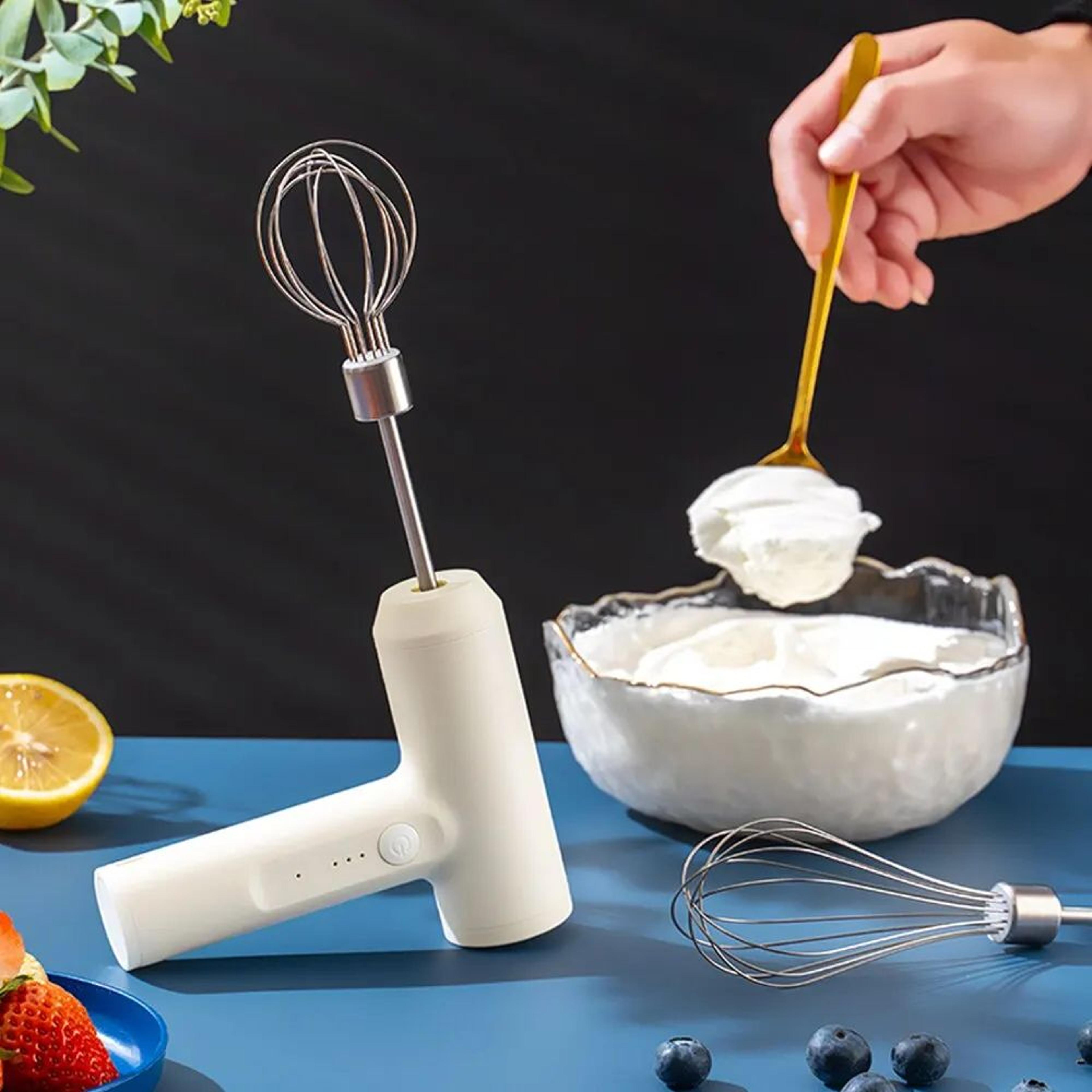 Wireless Electric Hand Mixer Portable 3 Speed Egg Beater Kitchen Tool 3