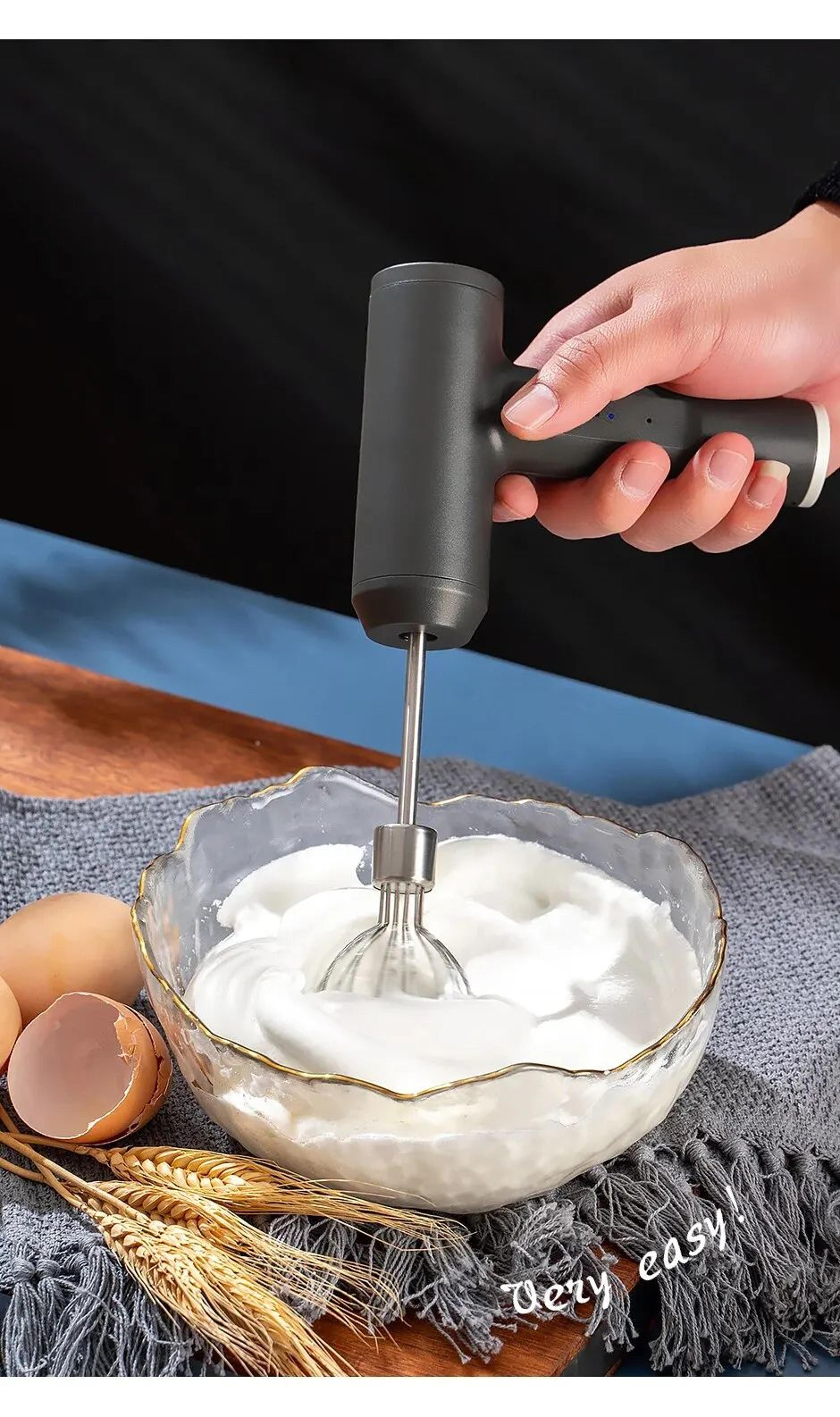 Wireless Electric Hand Mixer Portable 3 Speed Egg Beater Kitchen Tool 9