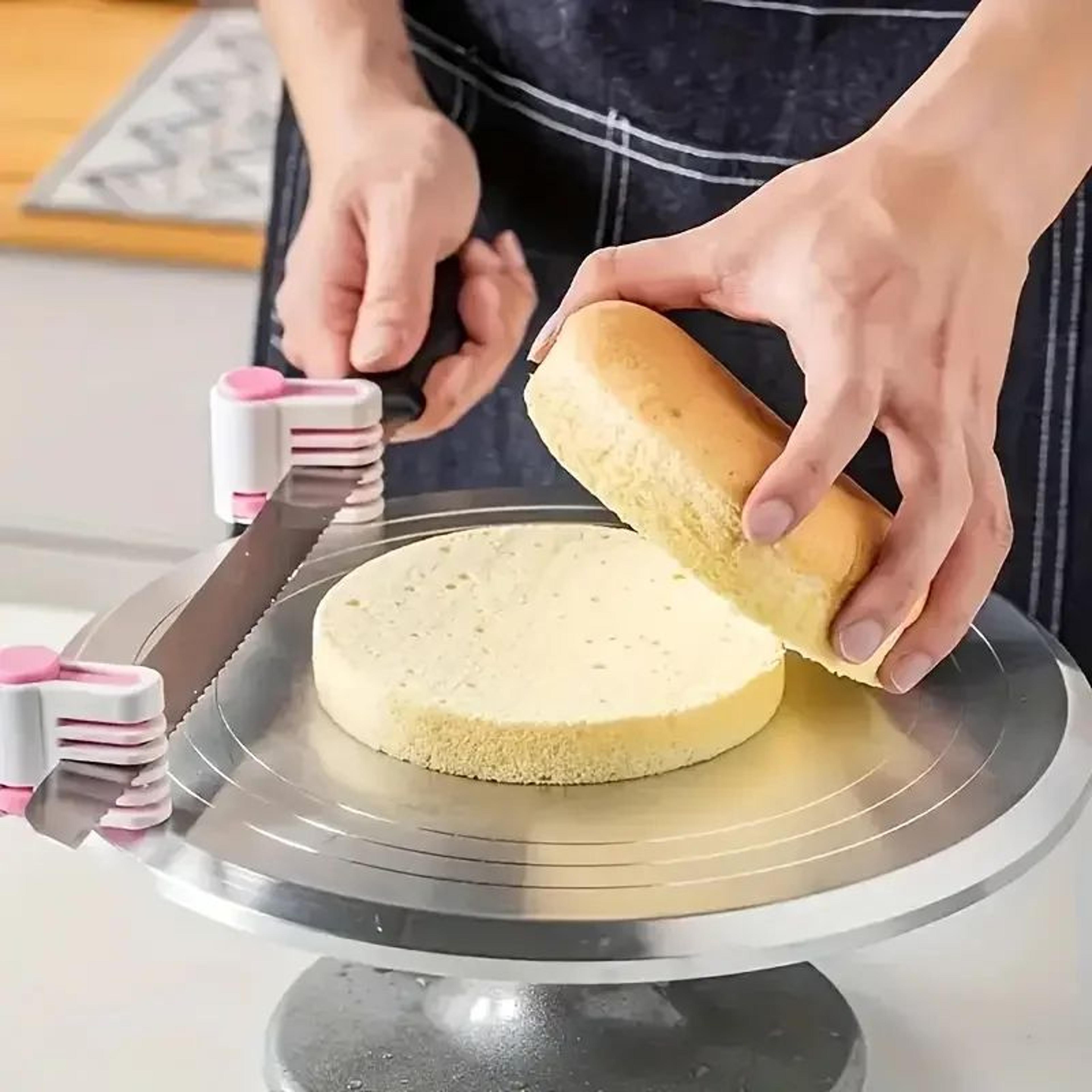 Adjustable Bread Slicer And Cake Cutter 2PCS 5 Layer Cutting Guide Tool 2