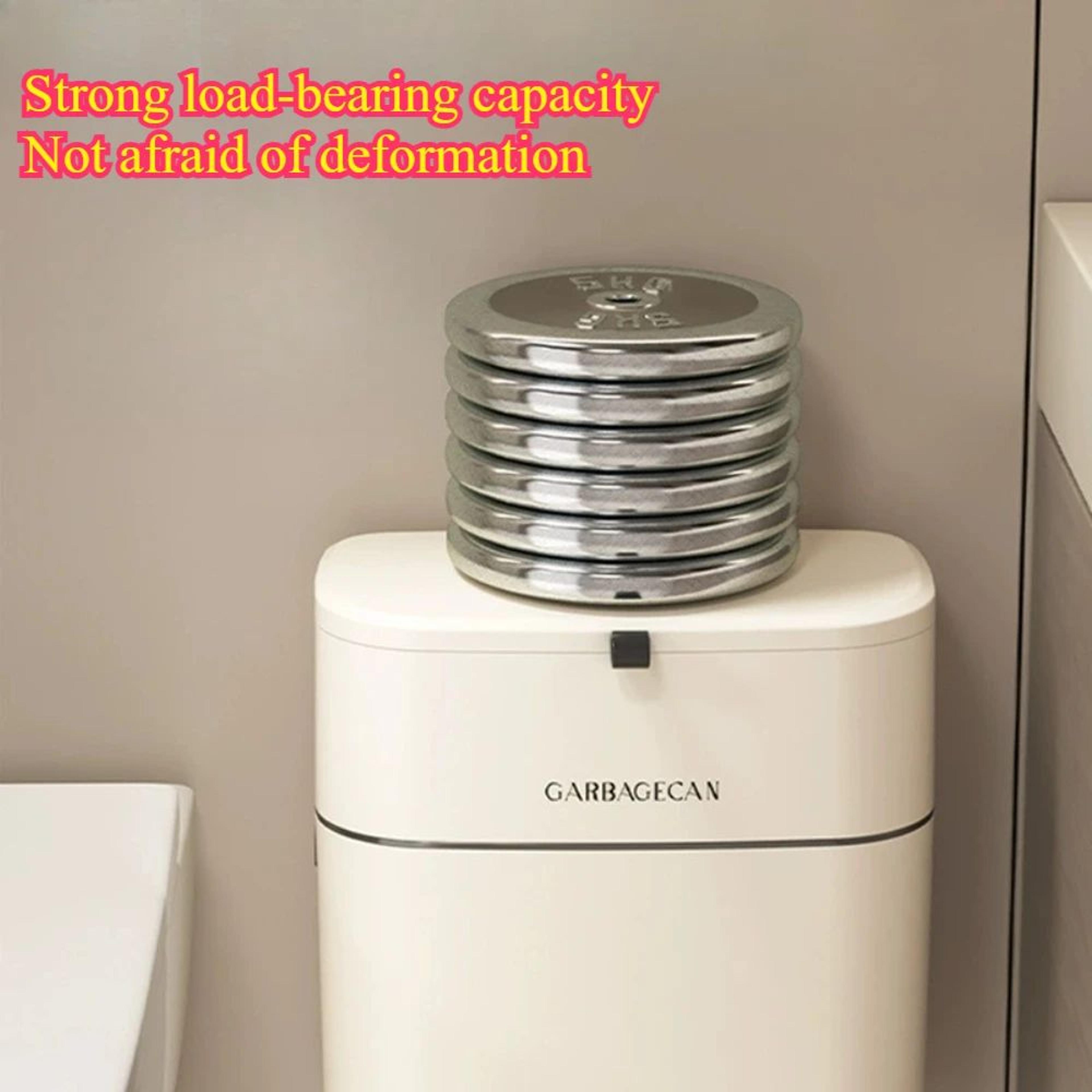 Hanging Trash Bin With Lid Large Capacity Kitchen Organizer 3