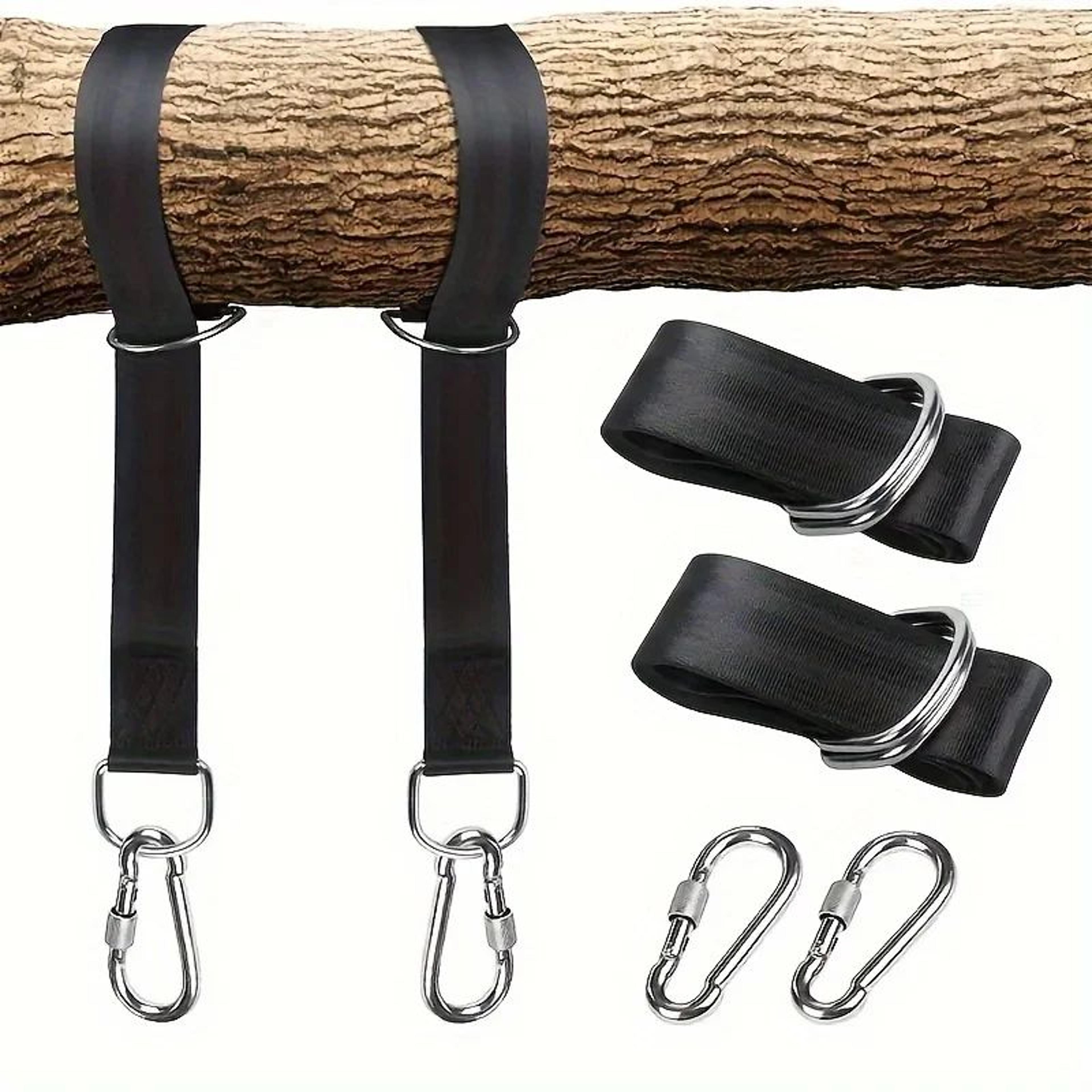 heavy duty hammock hanging straps with steel hooks