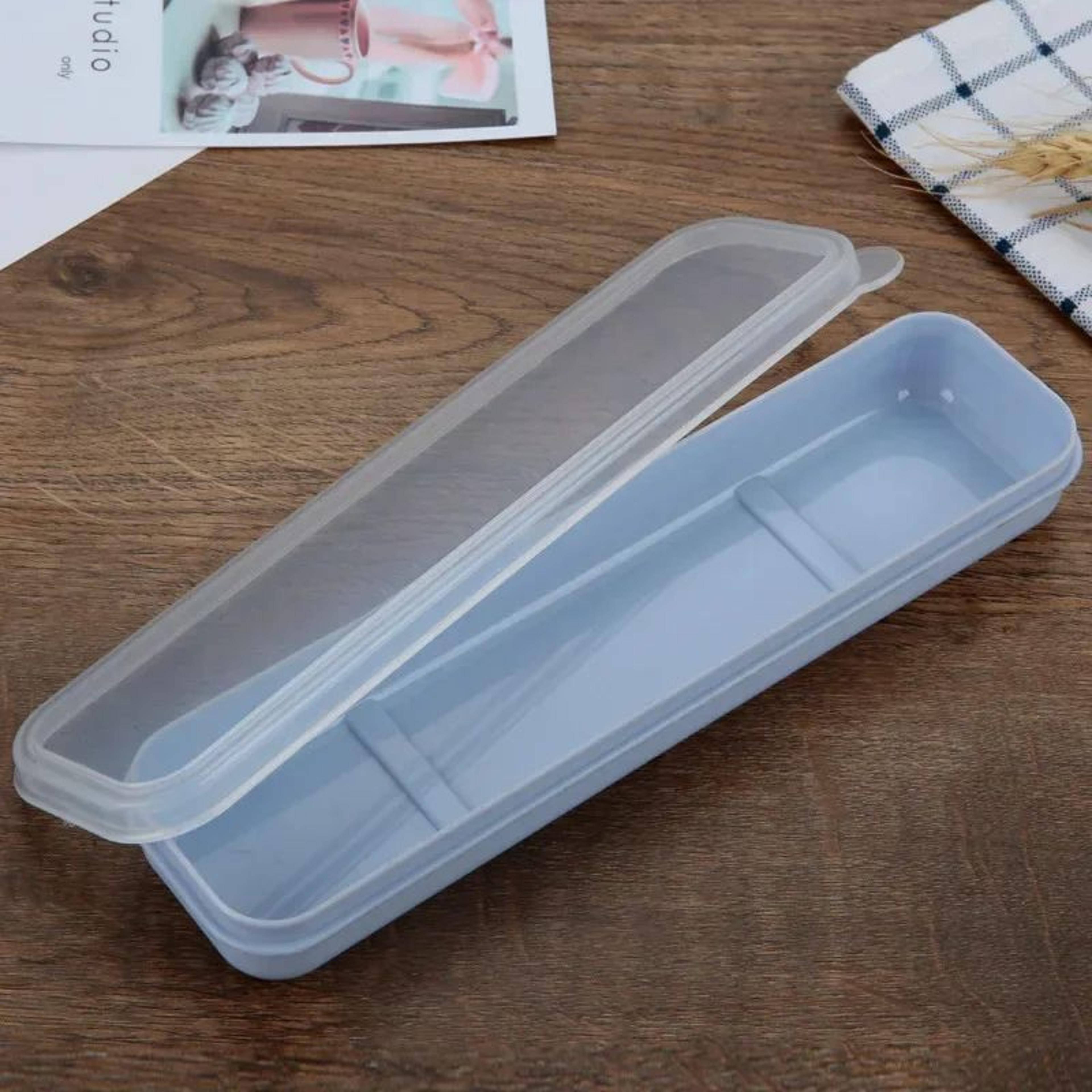 Portable Flatware Storage Case Travel Cutlery Organizer Box 7