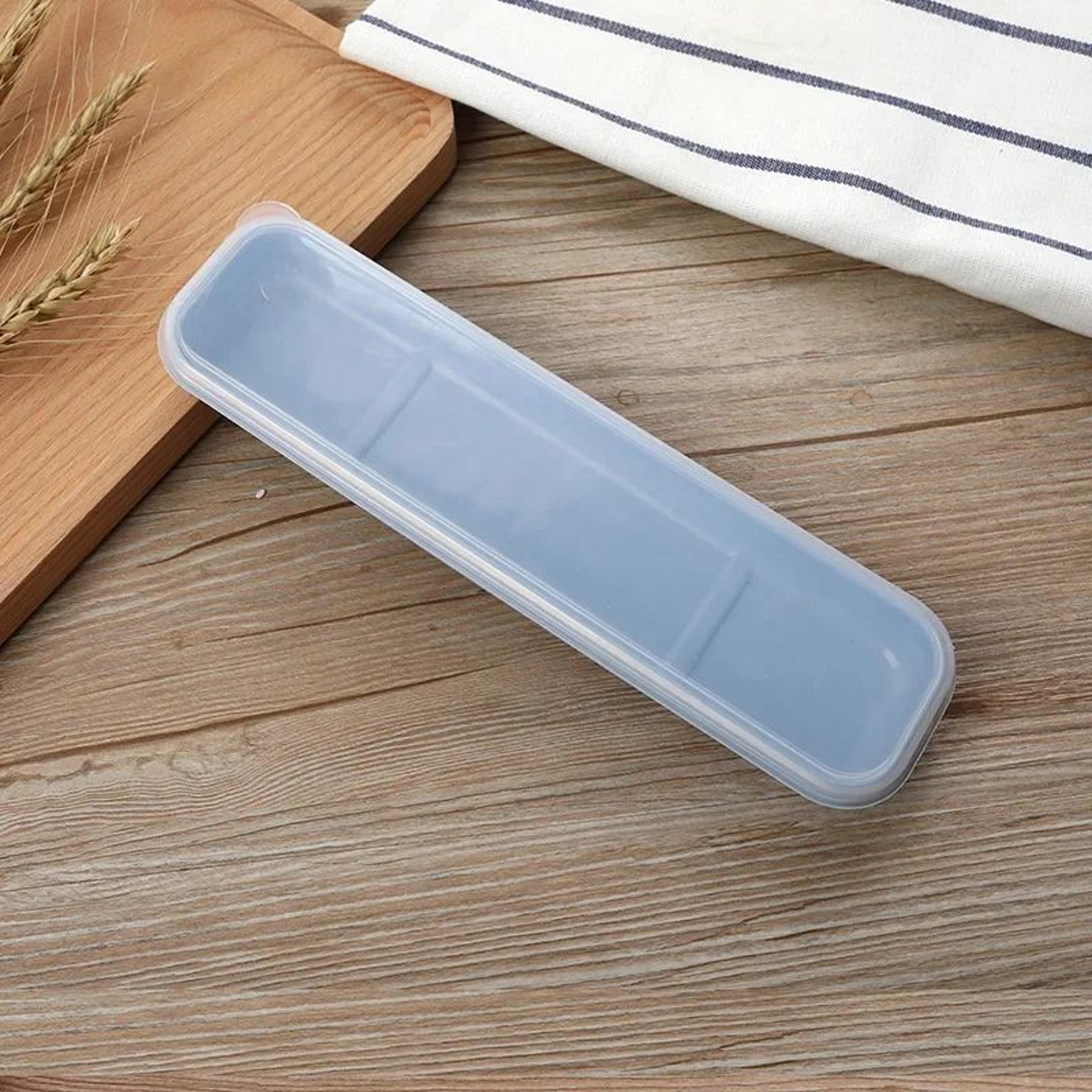 Portable Flatware Storage Case Travel Cutlery Organizer Box 11