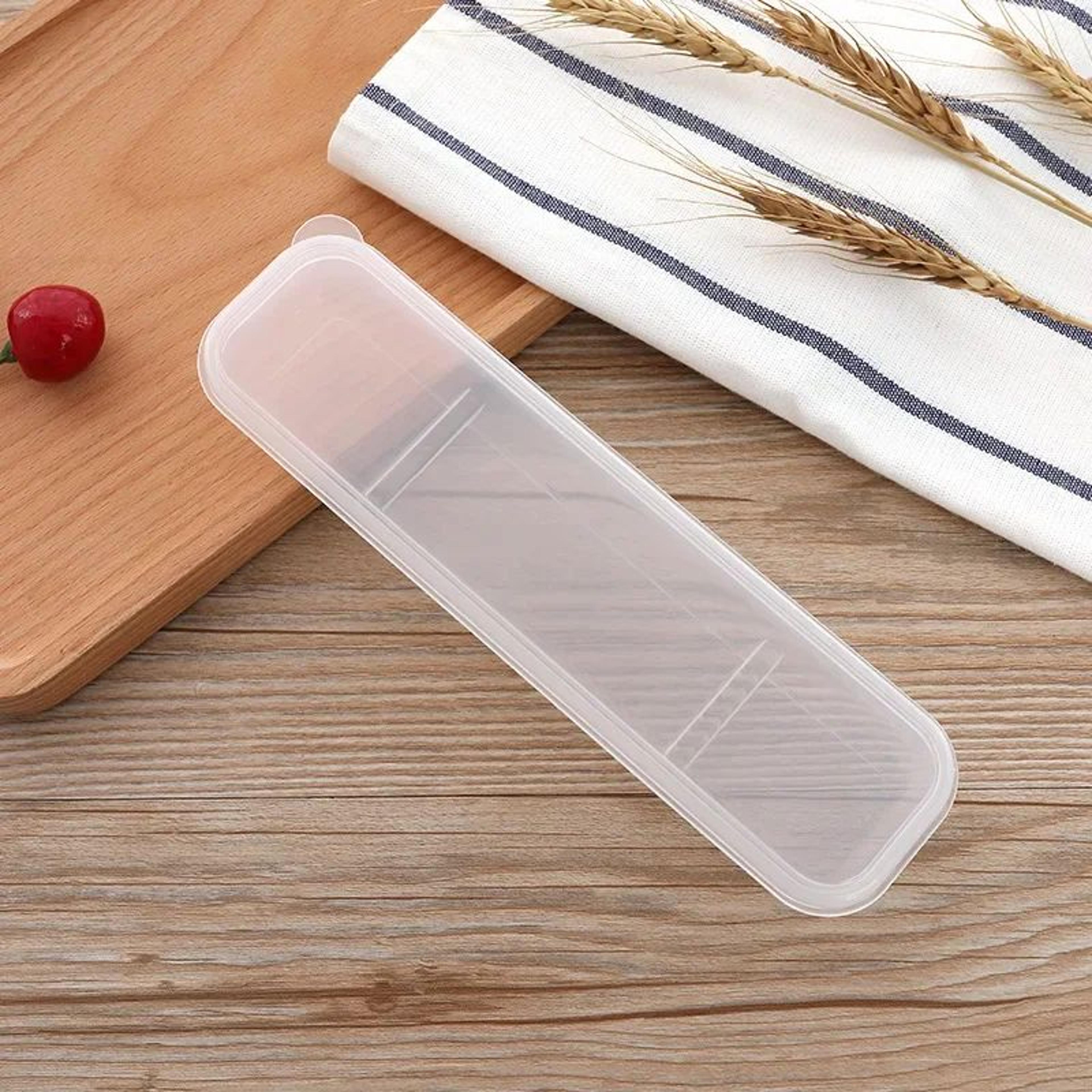Portable Flatware Storage Case Travel Cutlery Organizer Box 12