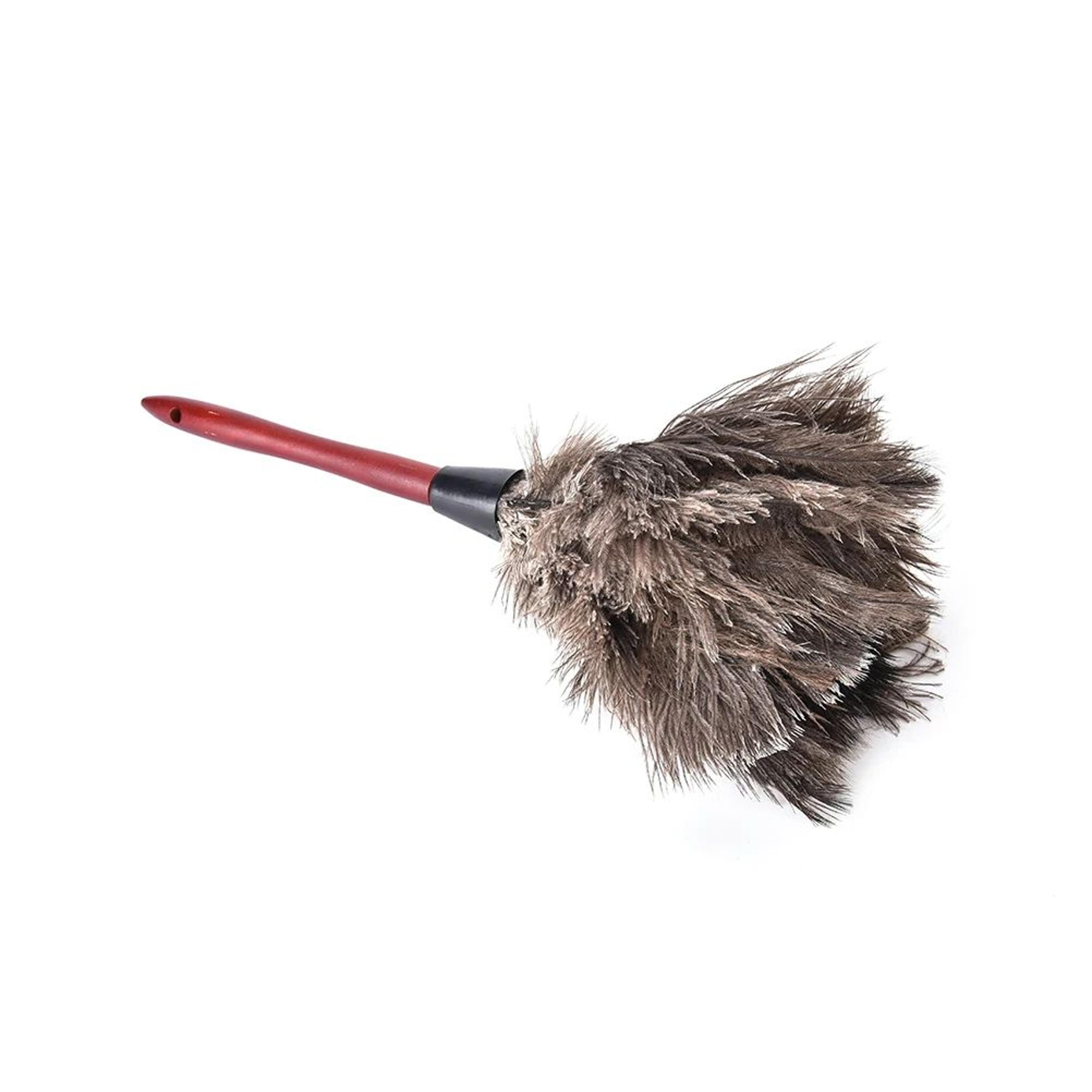 Ostrich Feather Duster With Wooden Handle 55cm 2