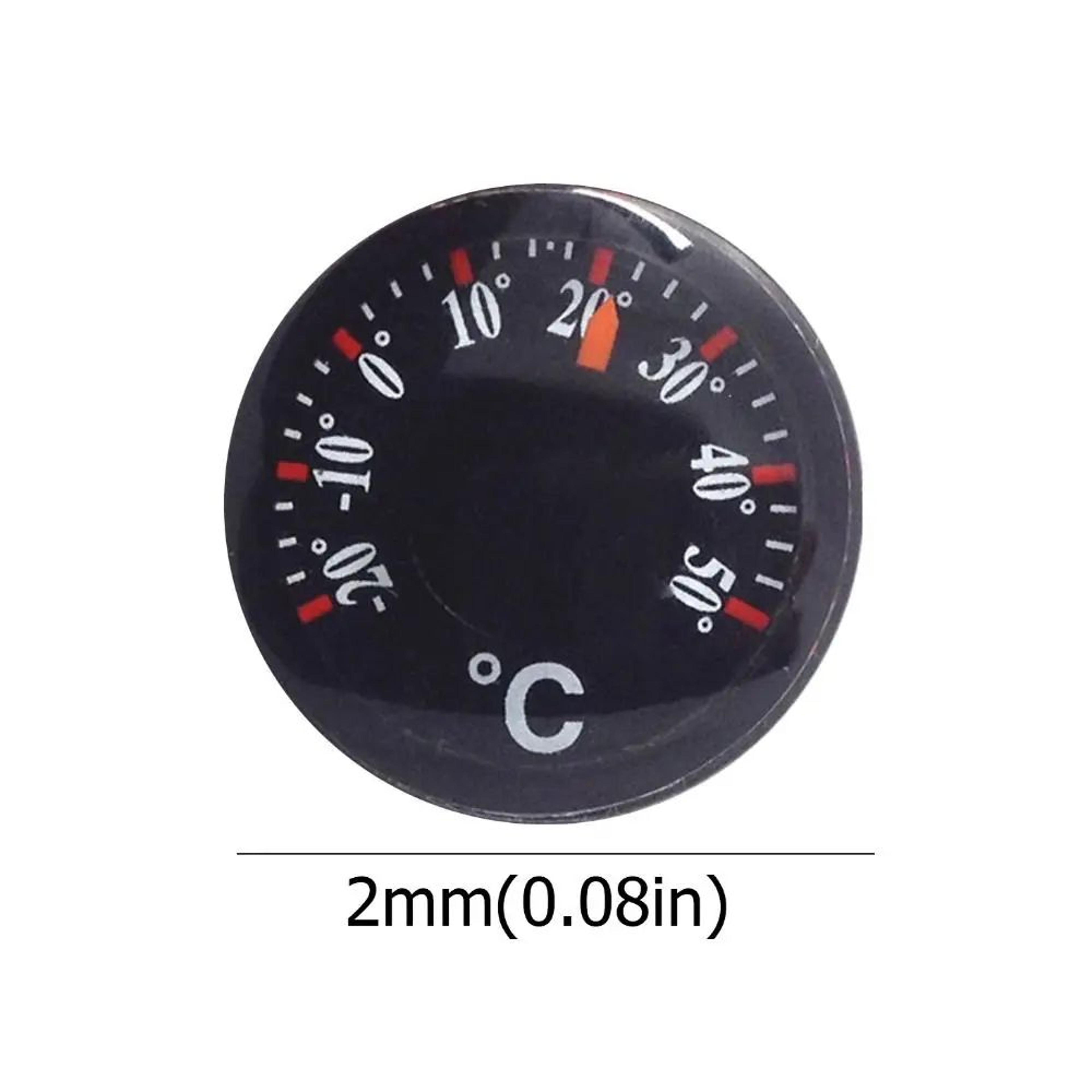 Mini Circular Waterproof Dial Thermometer 20mm 5