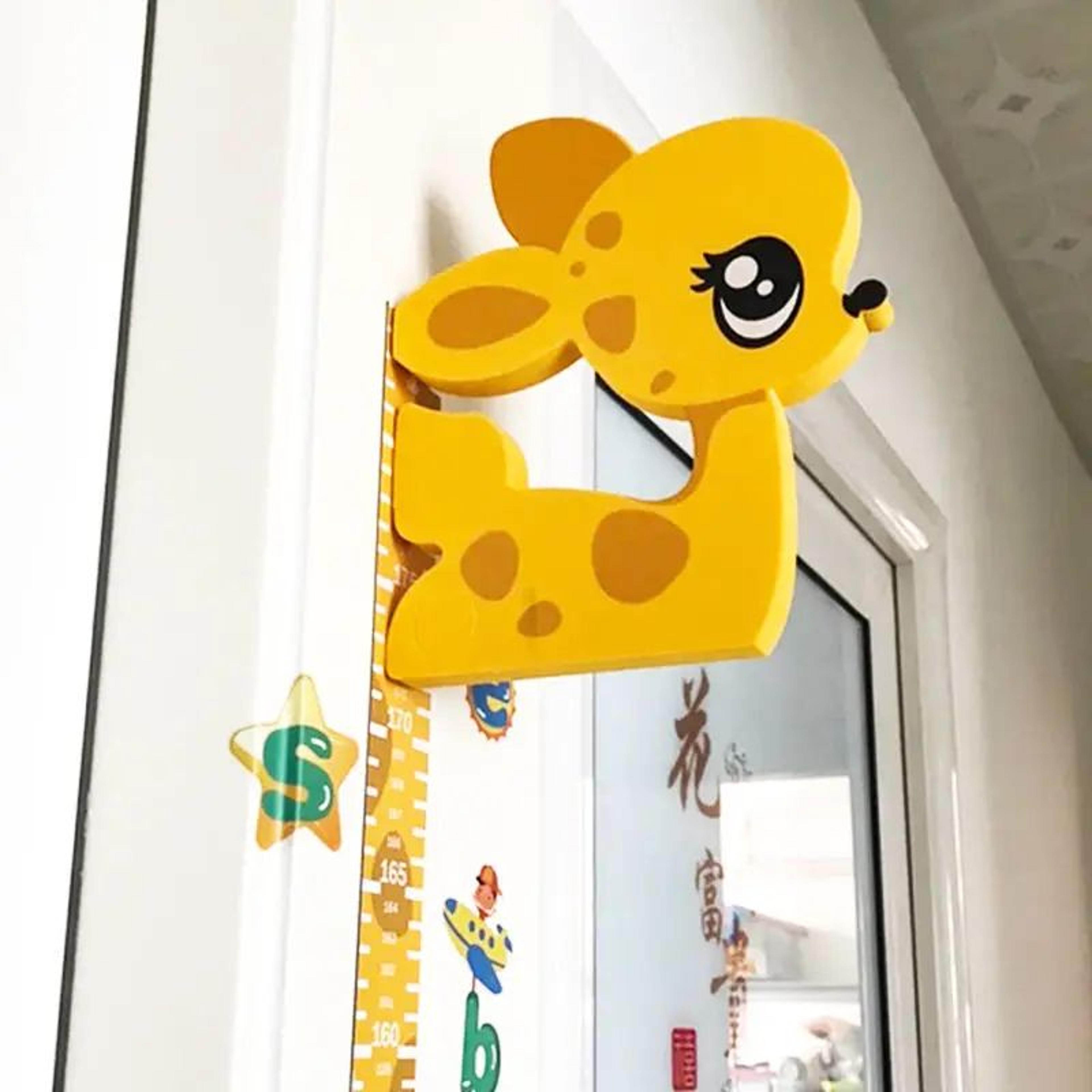 3d cartoon height wall sticker kids growth chart