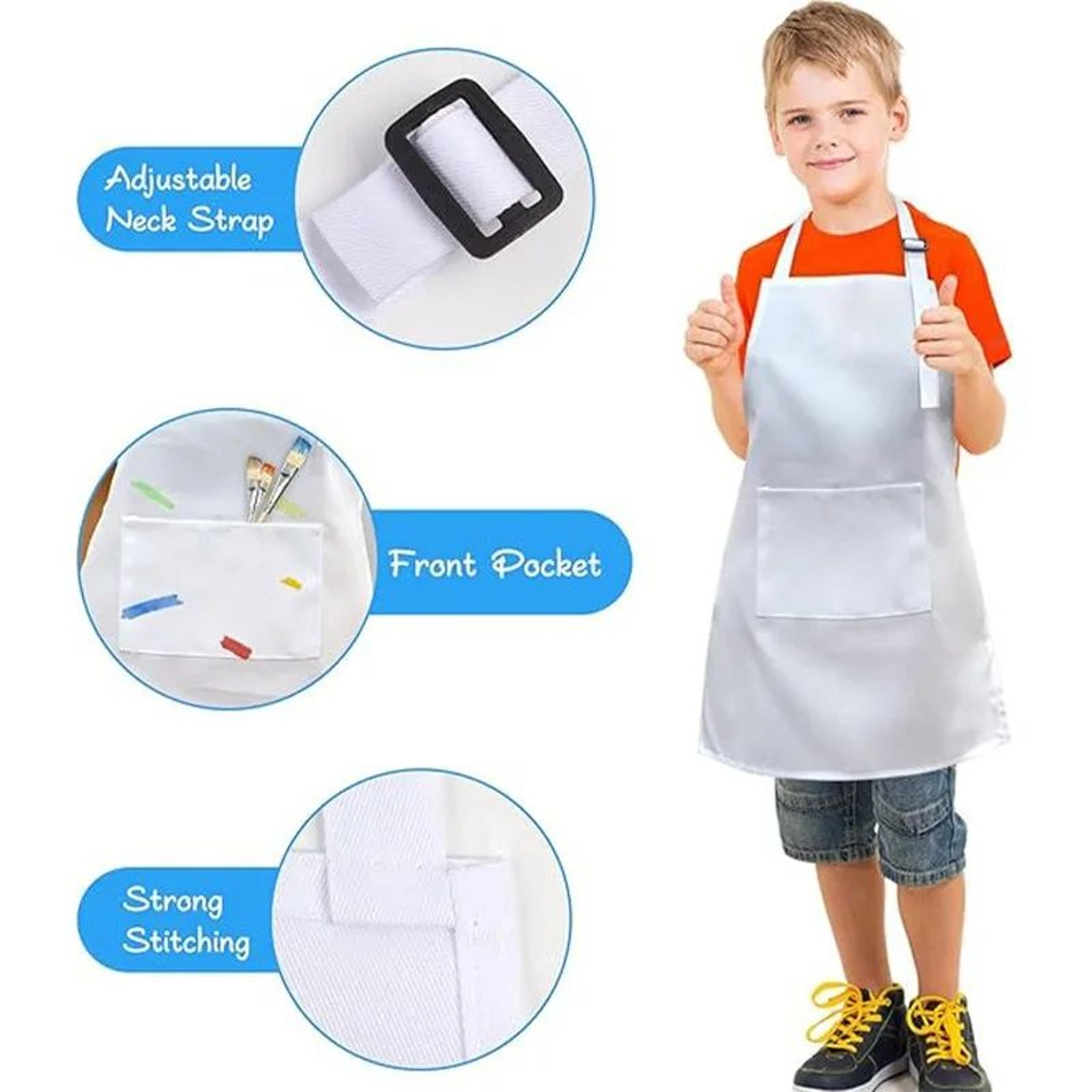 Kids Chef Apron And Hat Set For Cooking And Crafts 2