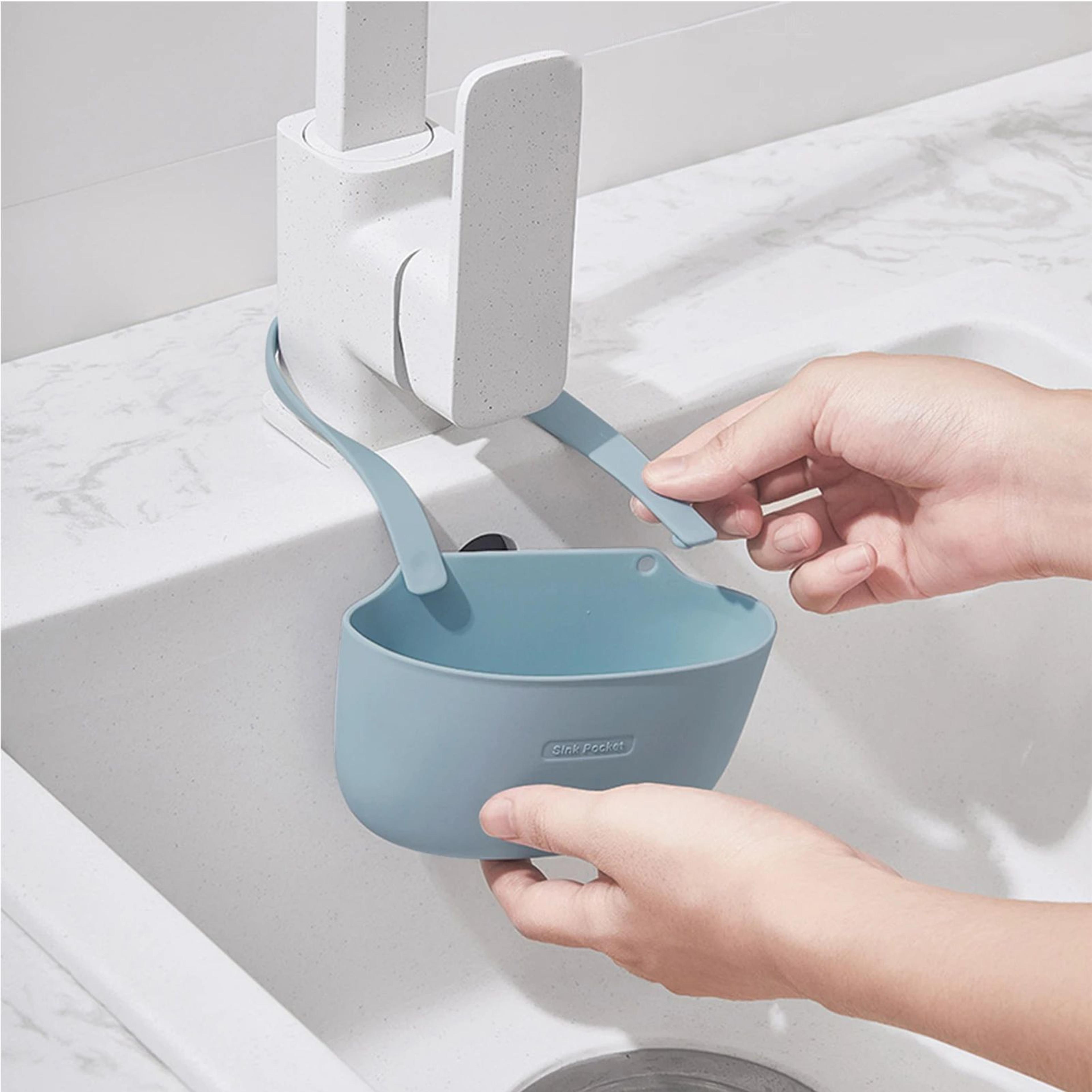 Hanging Sink Drain Basket Sponge Holder 3
