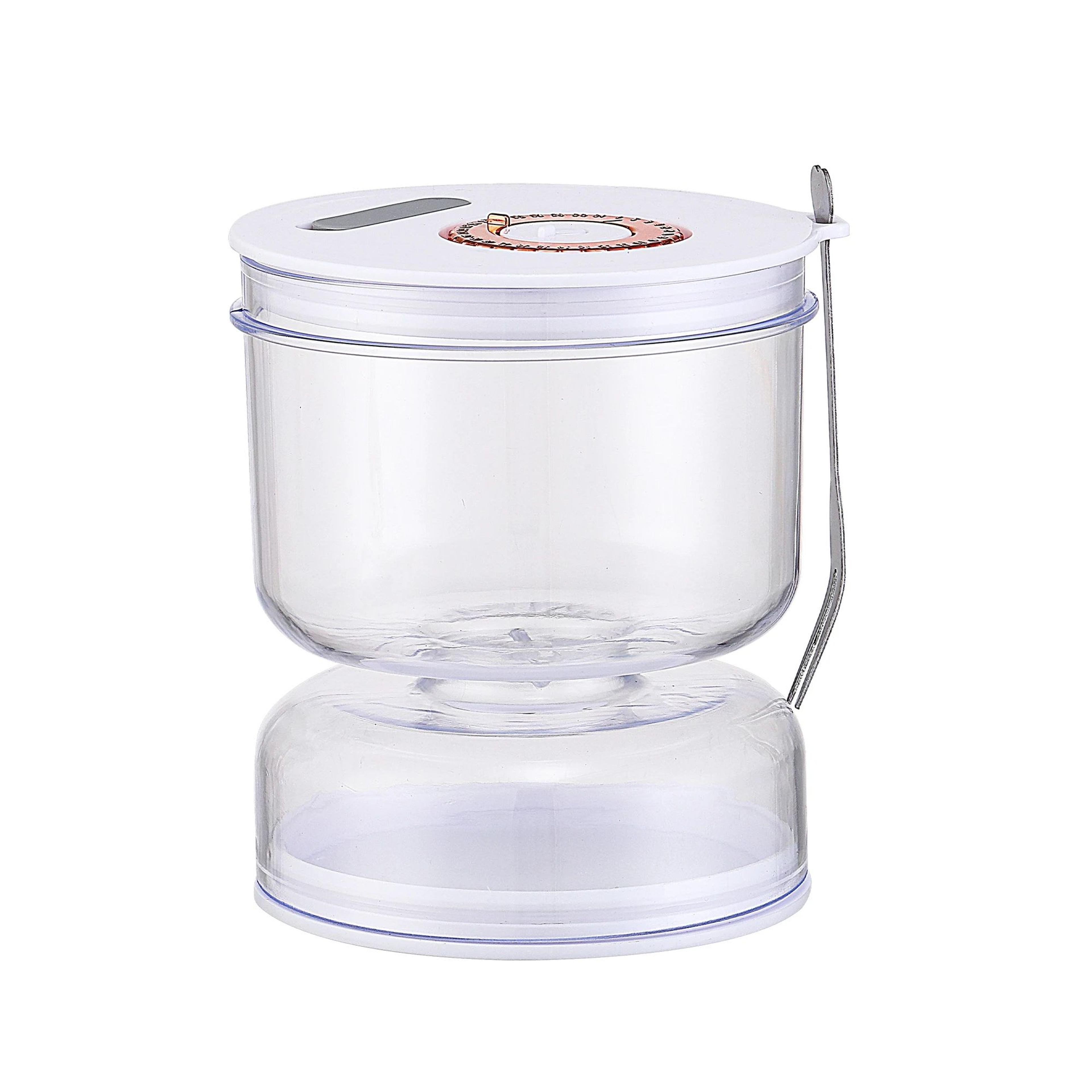 Flip Pickle Jar With Strainer Wet And Dry Separator 12