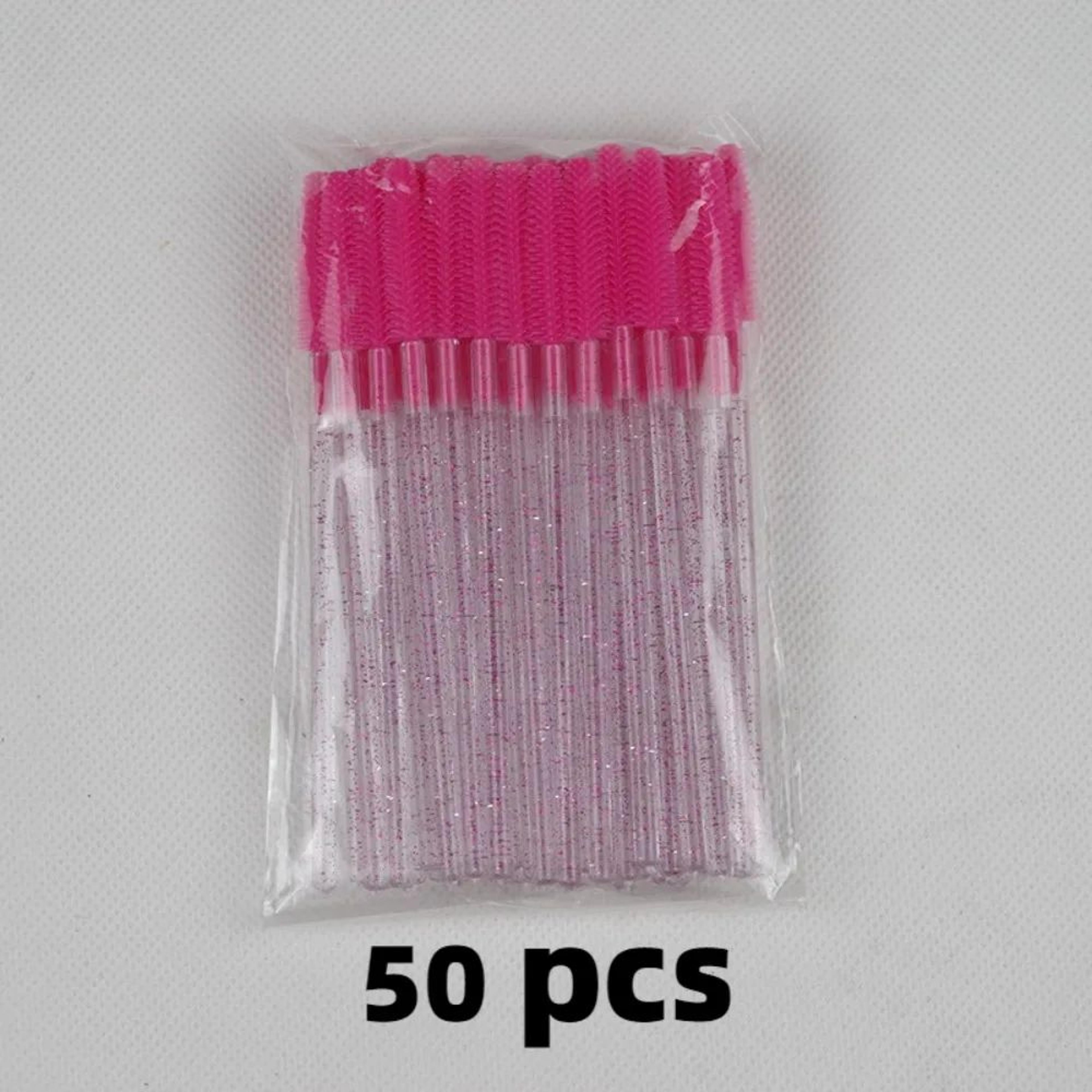 Crystal Eyelash Brush Spoolie Set Disposable Makeup Tool 10