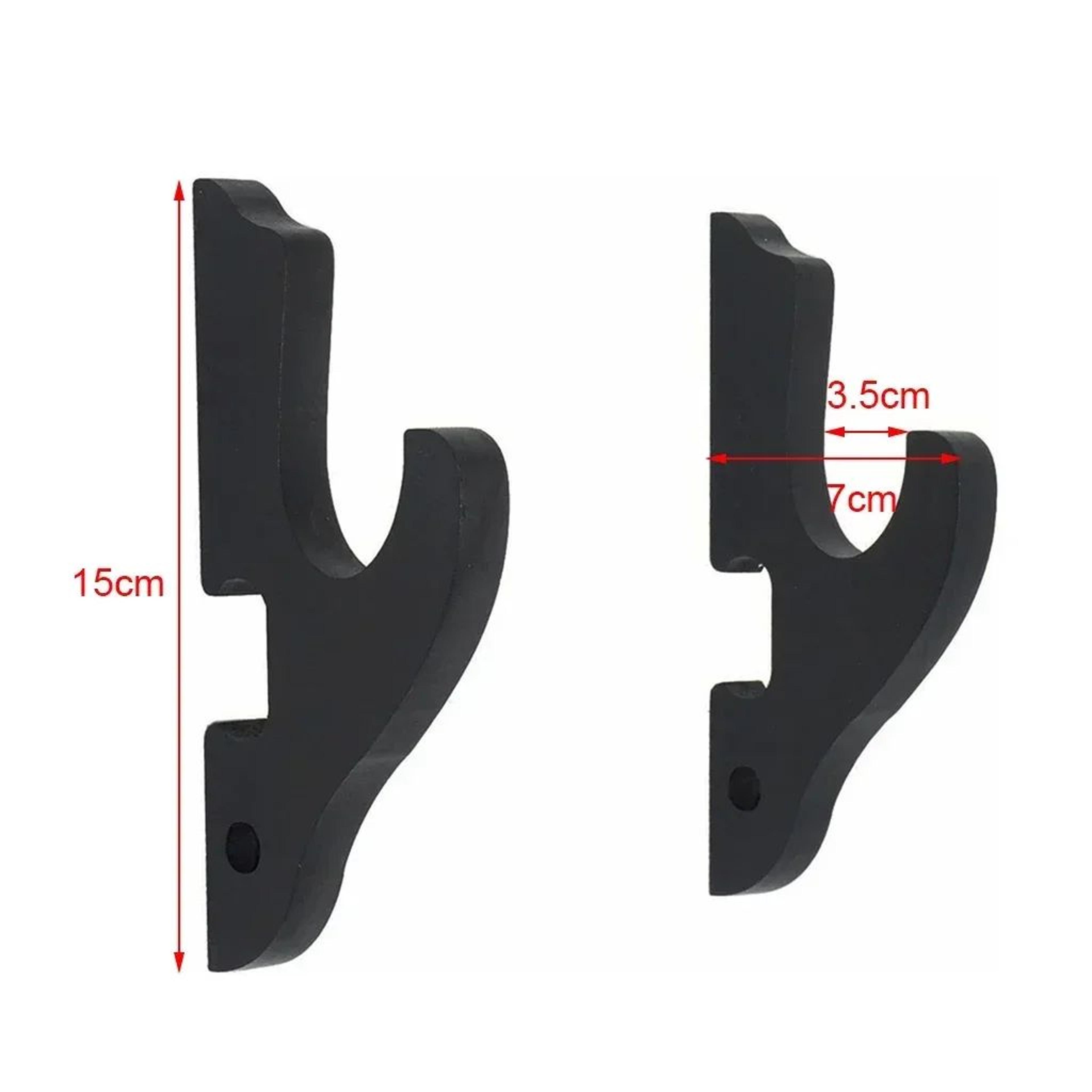 Wall Mount Wooden Sword Holder Adjustable Display Rack 6