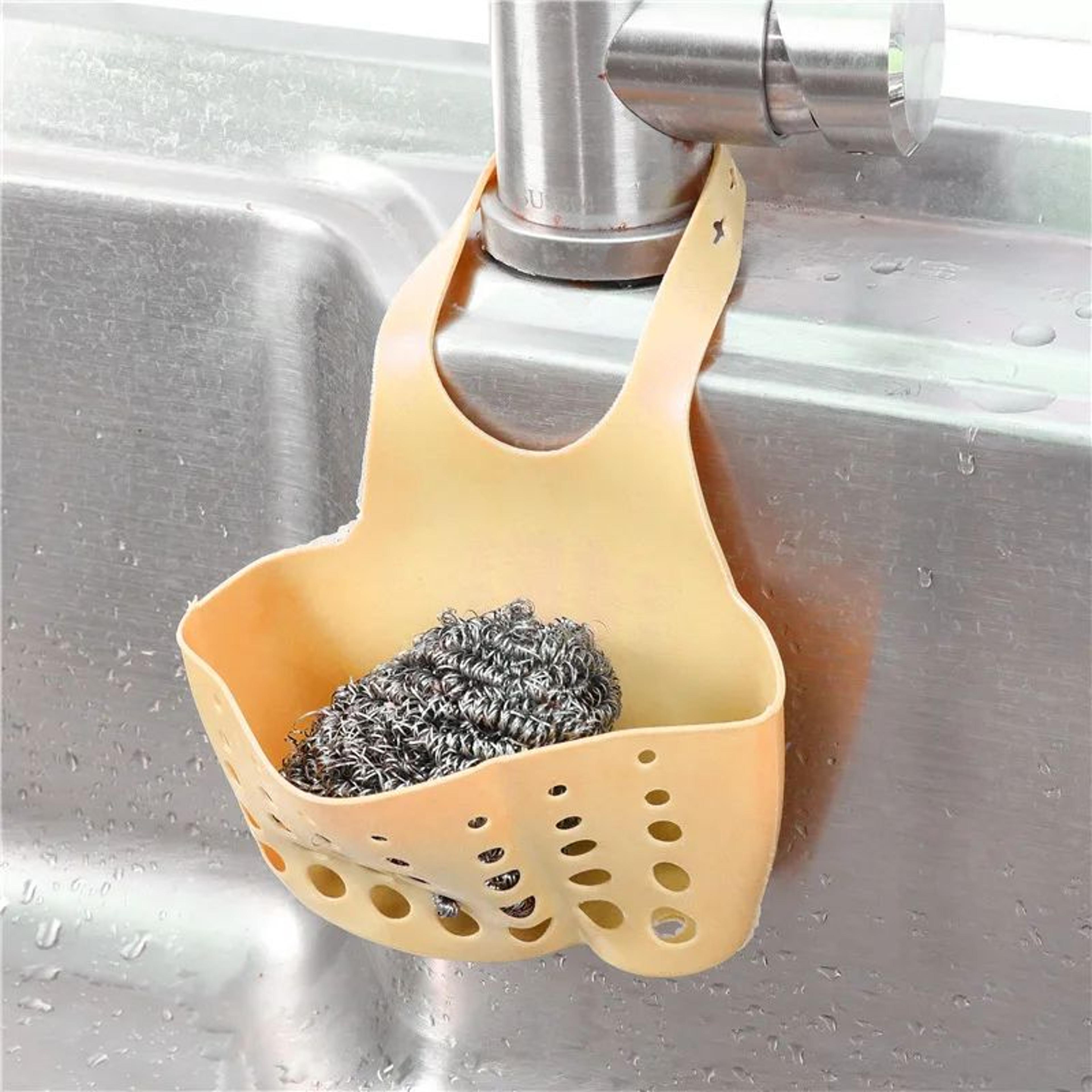 Faucet Hanging Sink Shelf Sponge Soap Drain Holder 15