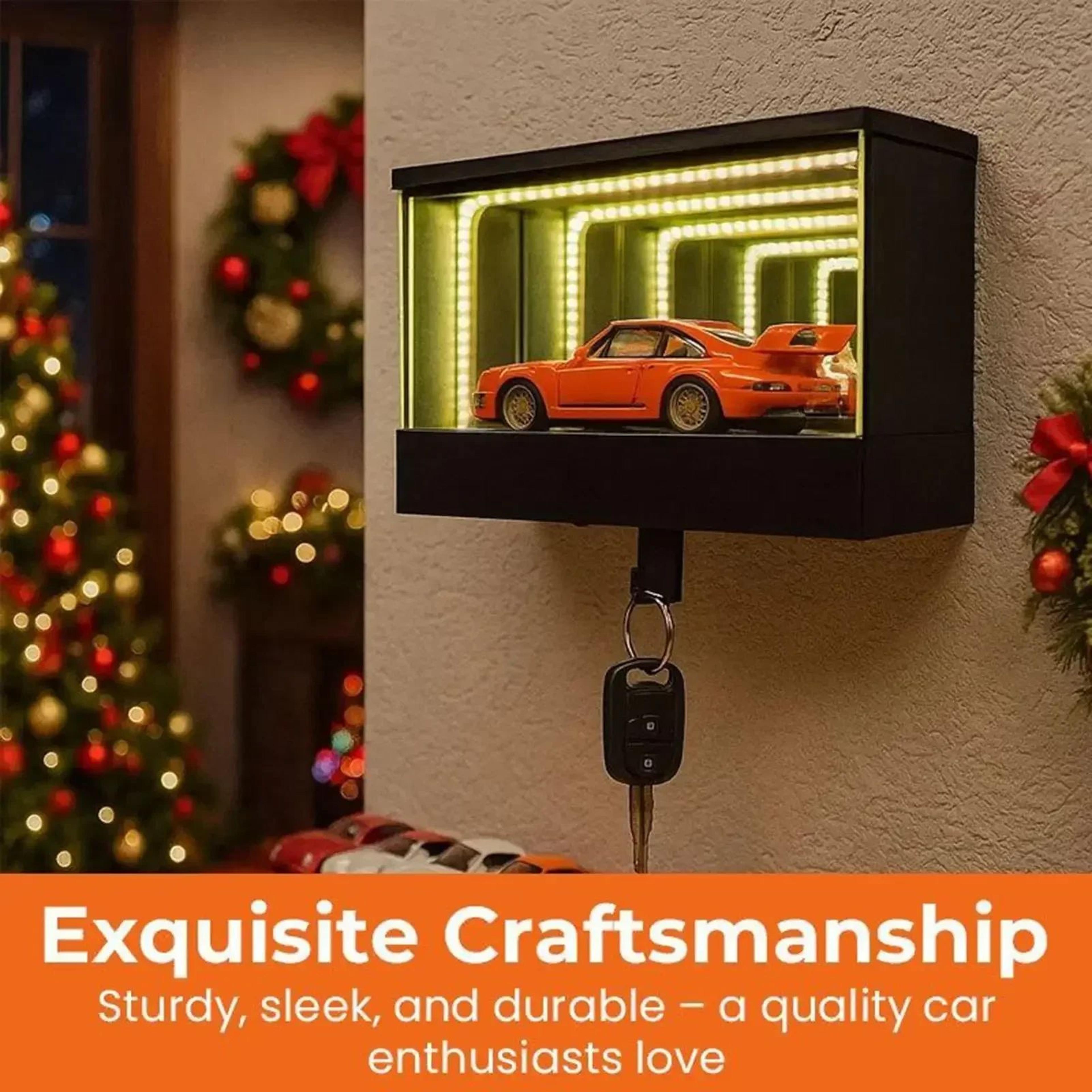 Car Key Holder With LED Light Wall Organizer 6