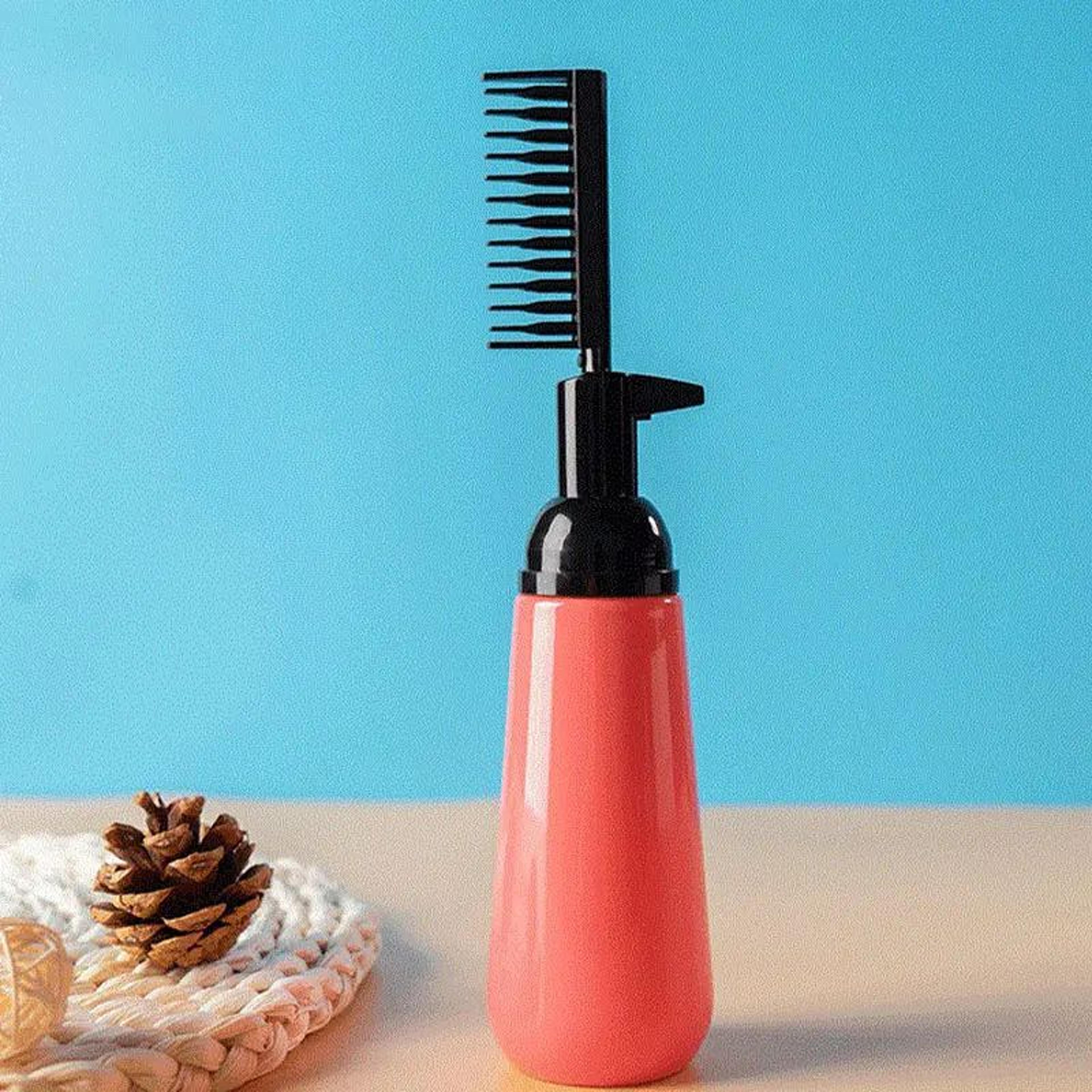 Hair Dye Applicator Bottle With Comb Brush Dispenser 3