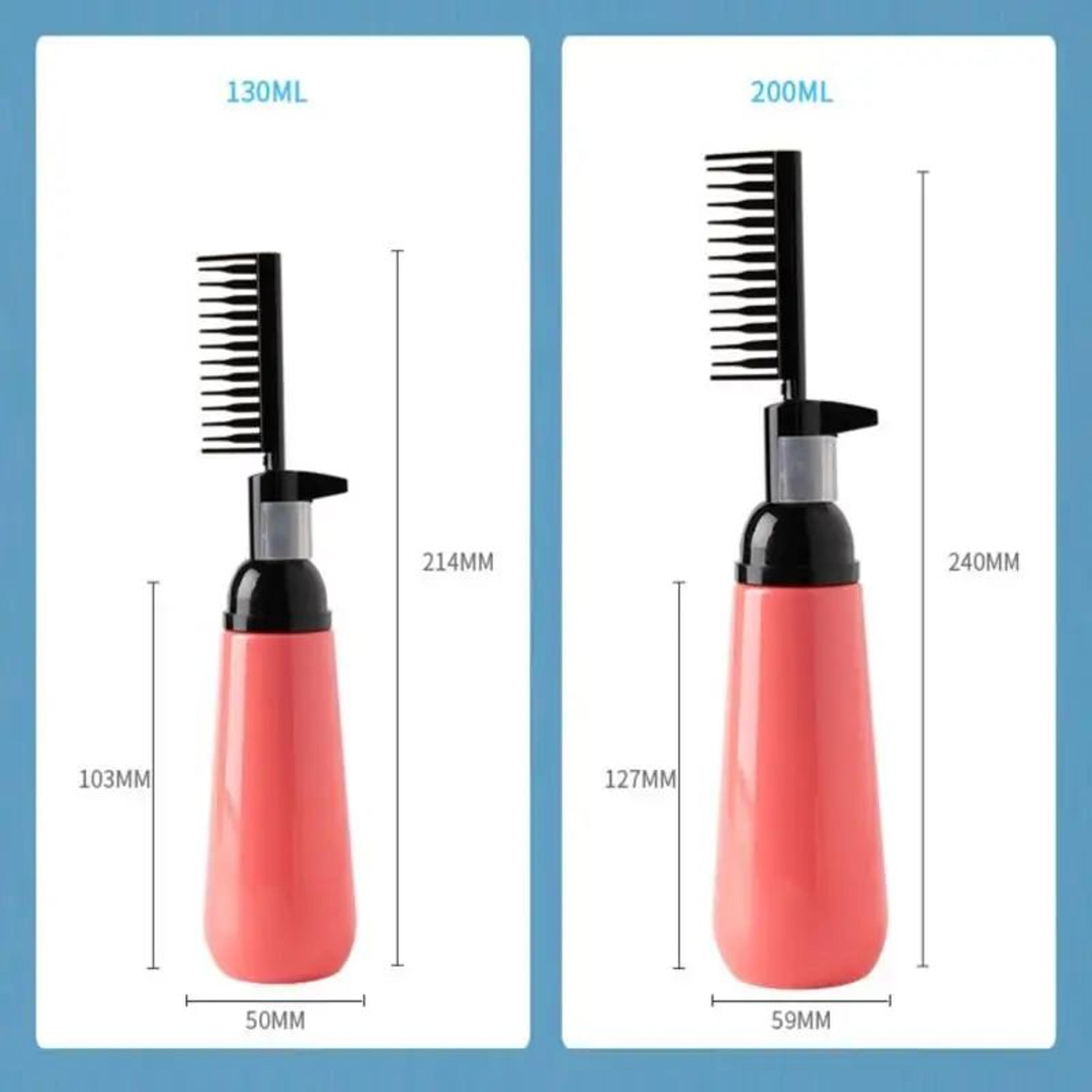 Hair Dye Applicator Bottle With Comb Brush Dispenser 5