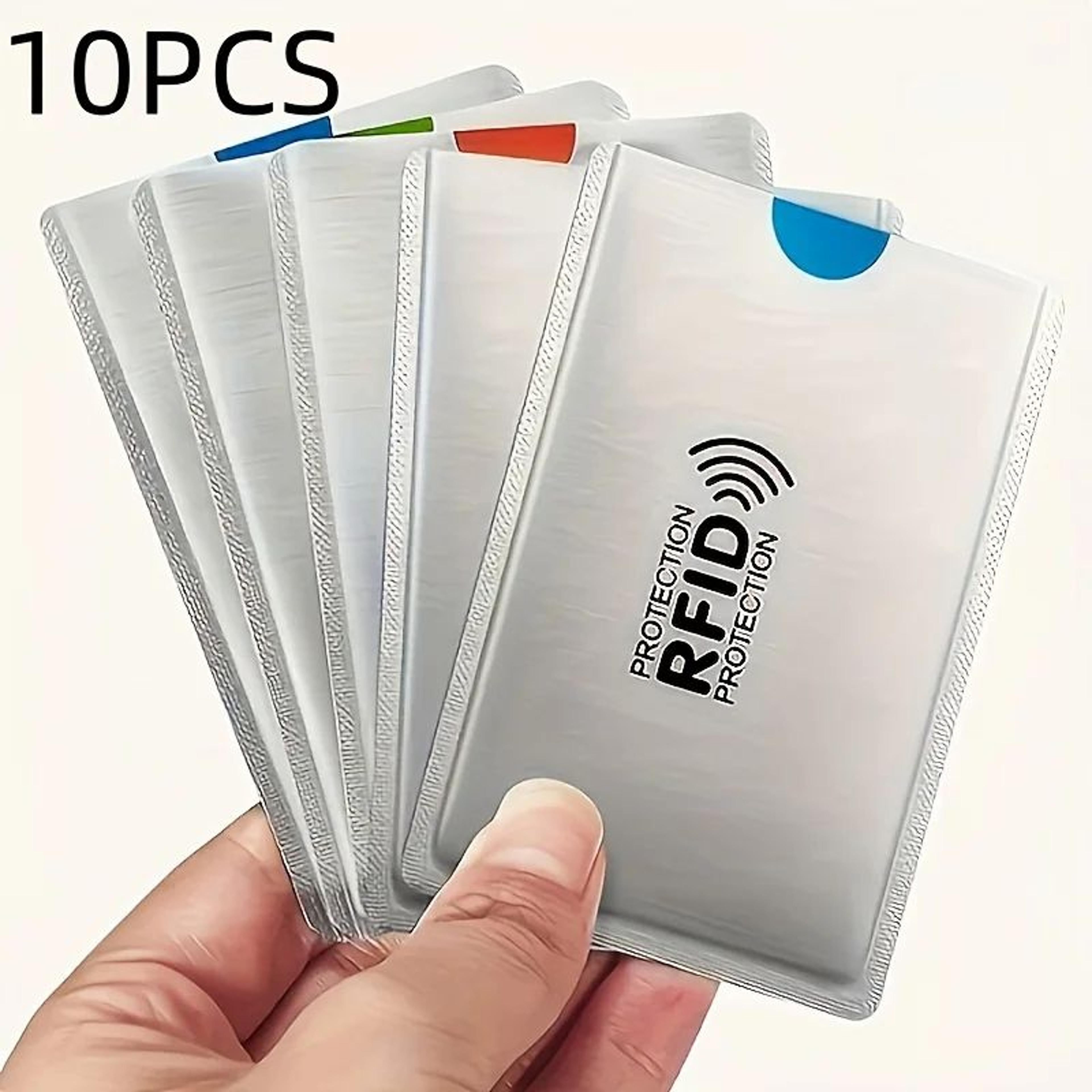 10PCS RFID Blocking Card Sleeves Anti Theft Credit Card Protectors 7
