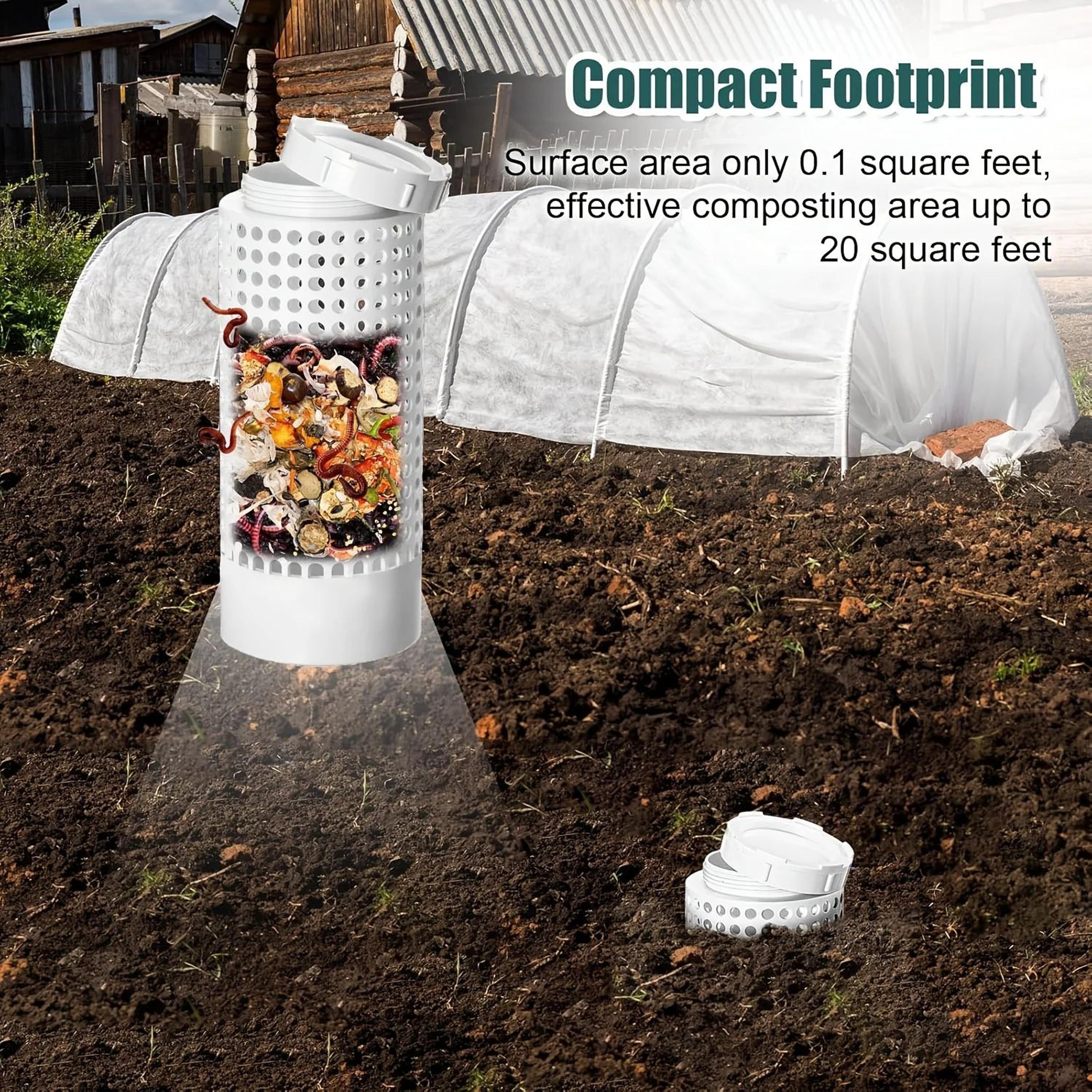 Worm Composting Tube Bin For Garden Soil Nutrient Fertilizer 1
