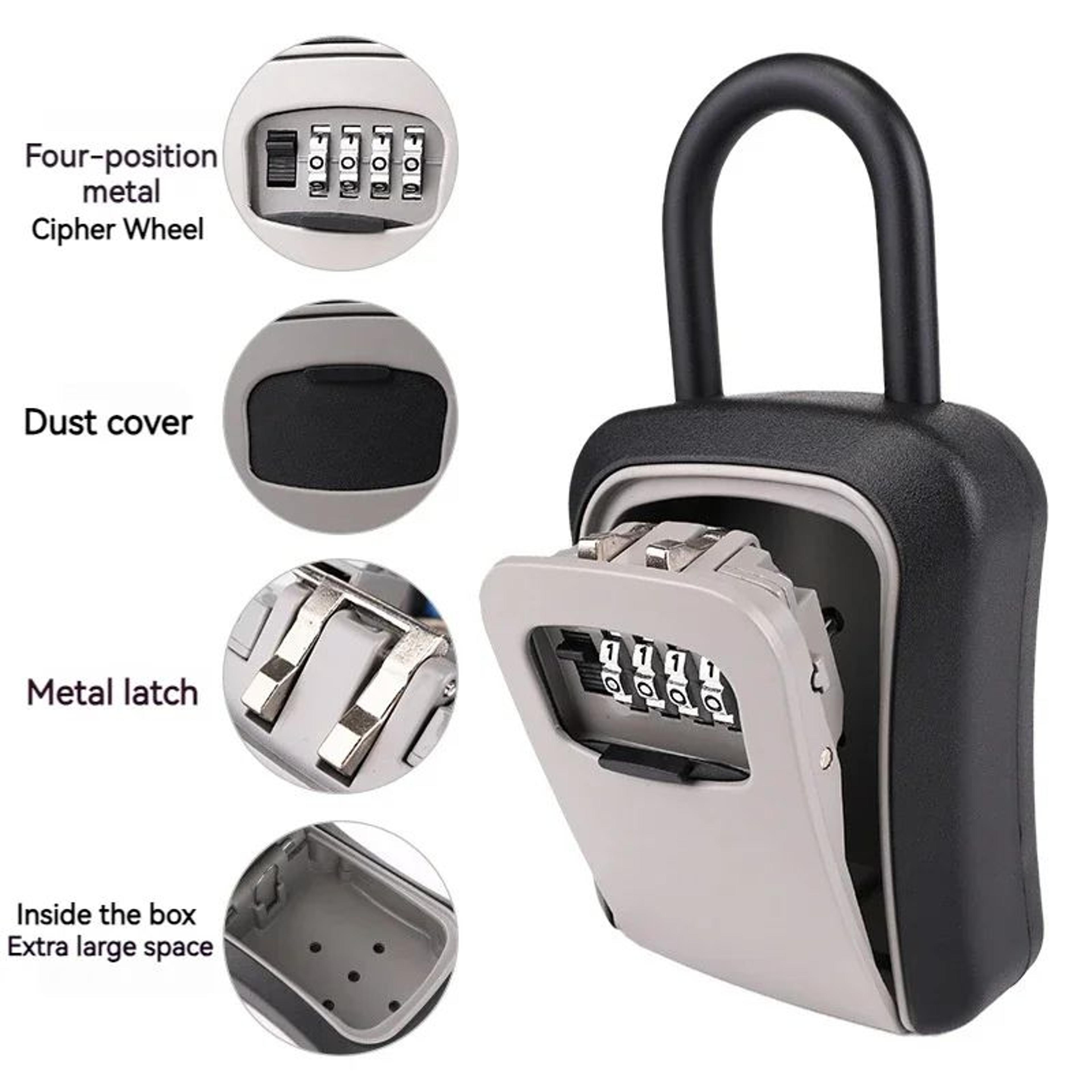 4 Digit Key Lock Box Waterproof Outdoor Key Storage 3