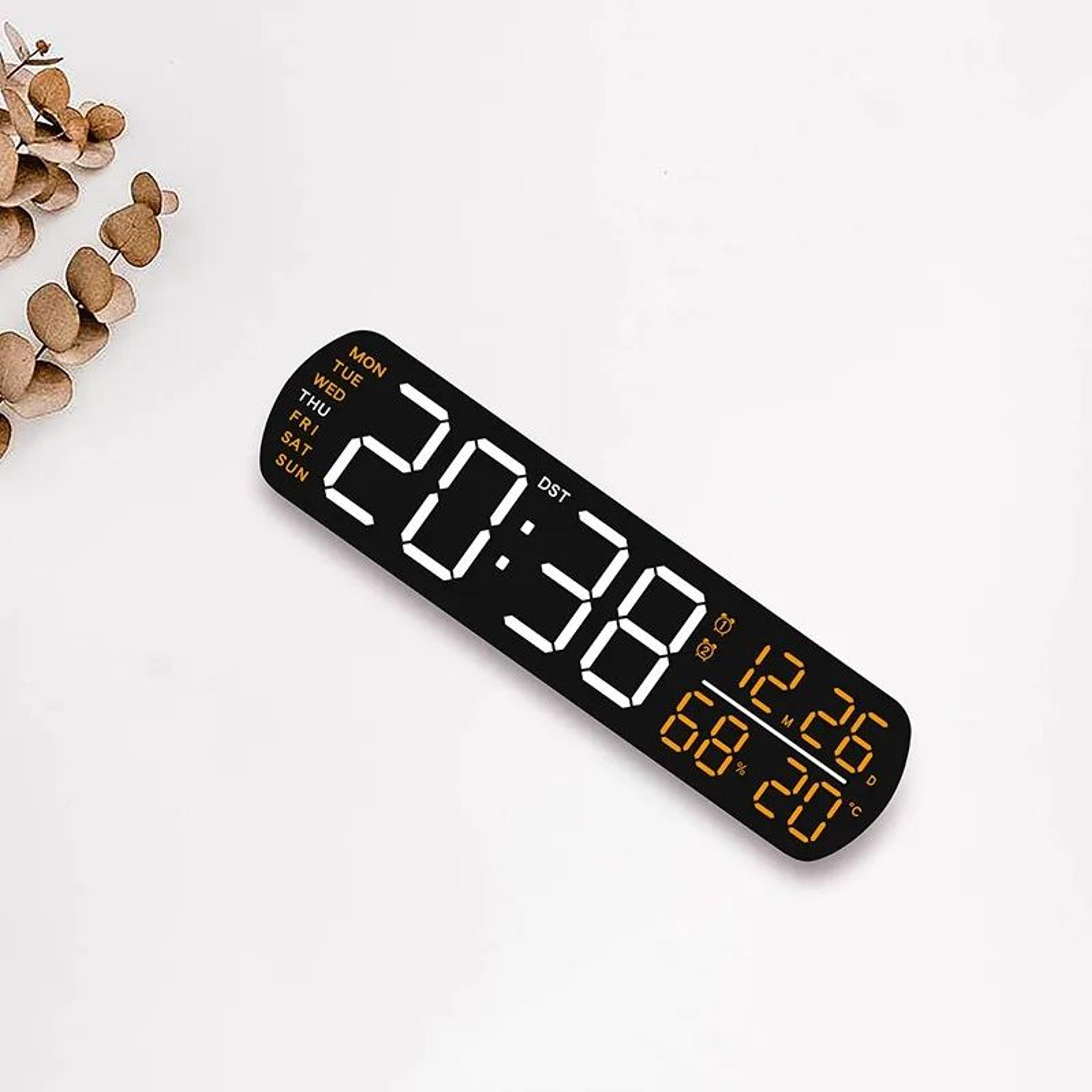 LED Digital Alarm Clock With Temperature And Humidity 10
