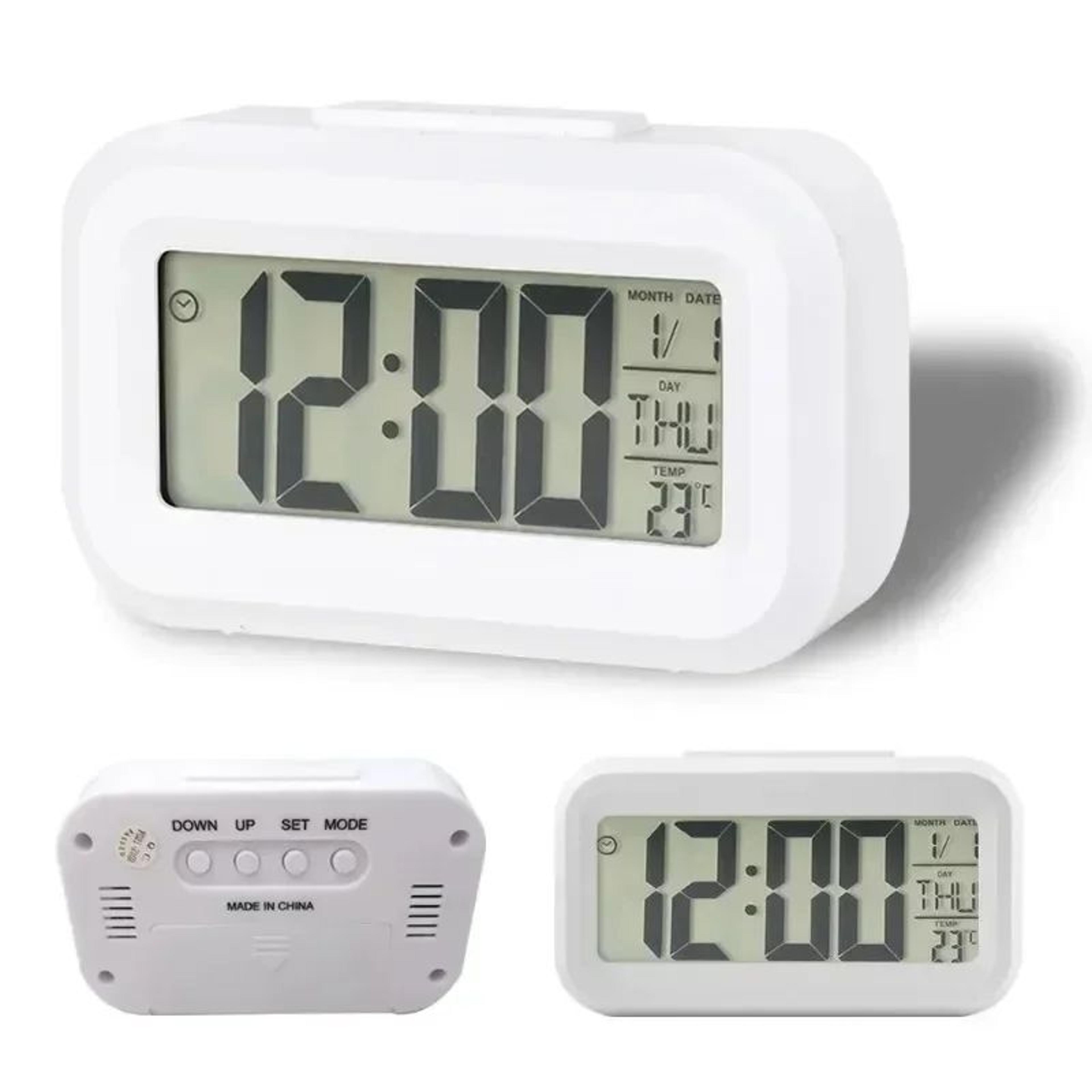LED Digital Alarm Clock Multifunction Desk And Wall Display 3
