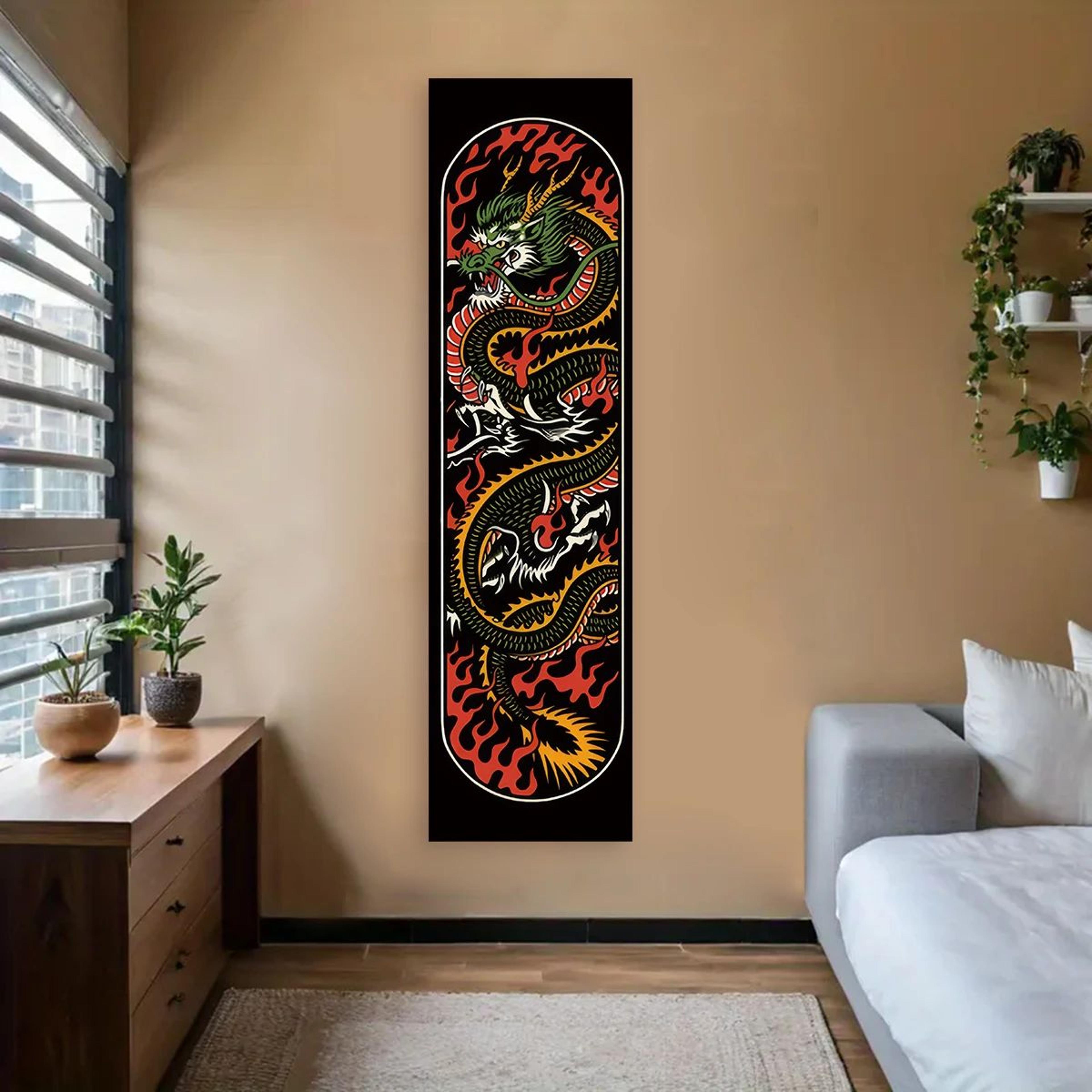 Japanese Wave Red Sun Wall Tapestry 12