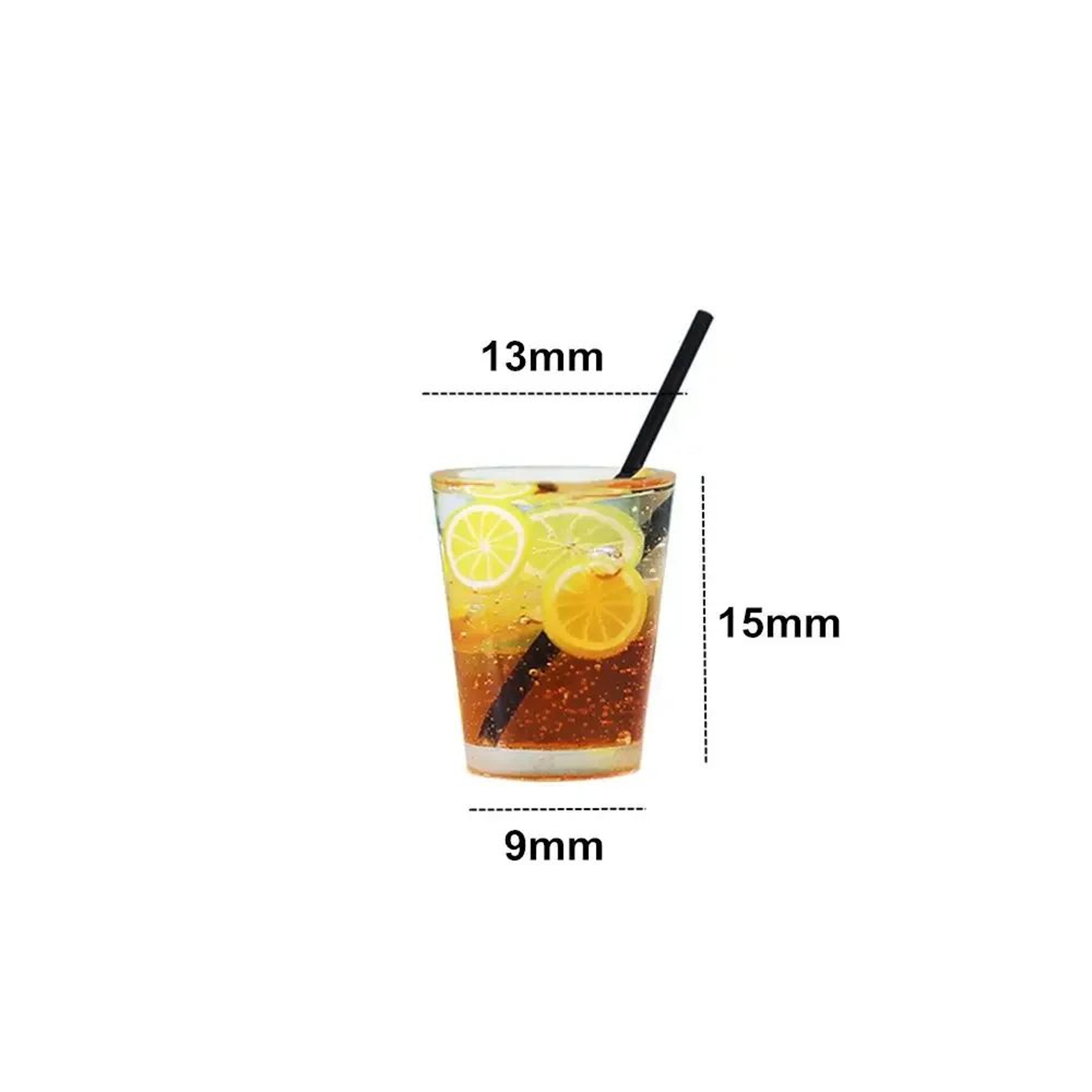 Miniature Cocktail Drinks Dollhouse Accessories Set 3