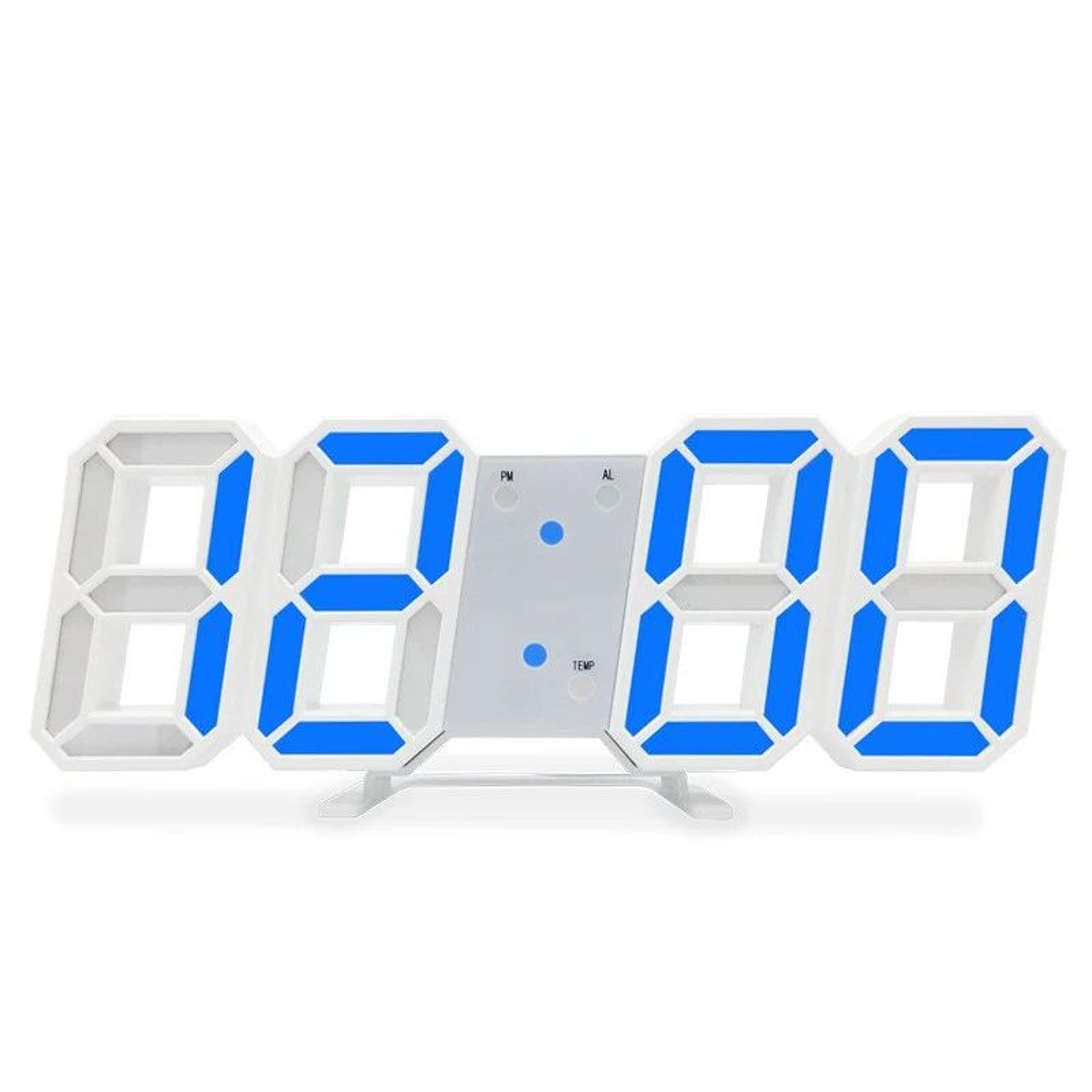 3D LED Voice Control Digital Alarm Clock 6