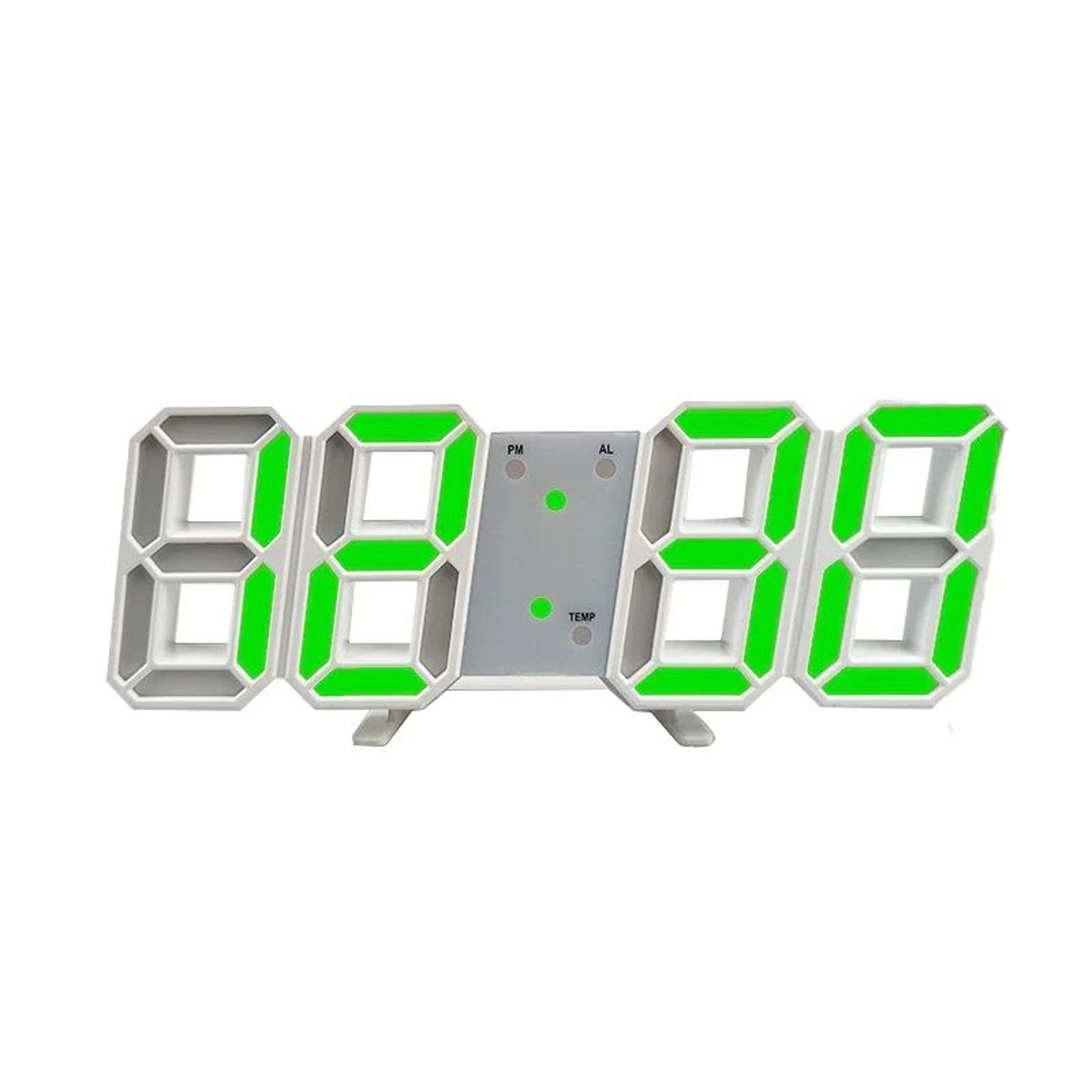 3D LED Voice Control Digital Alarm Clock 8