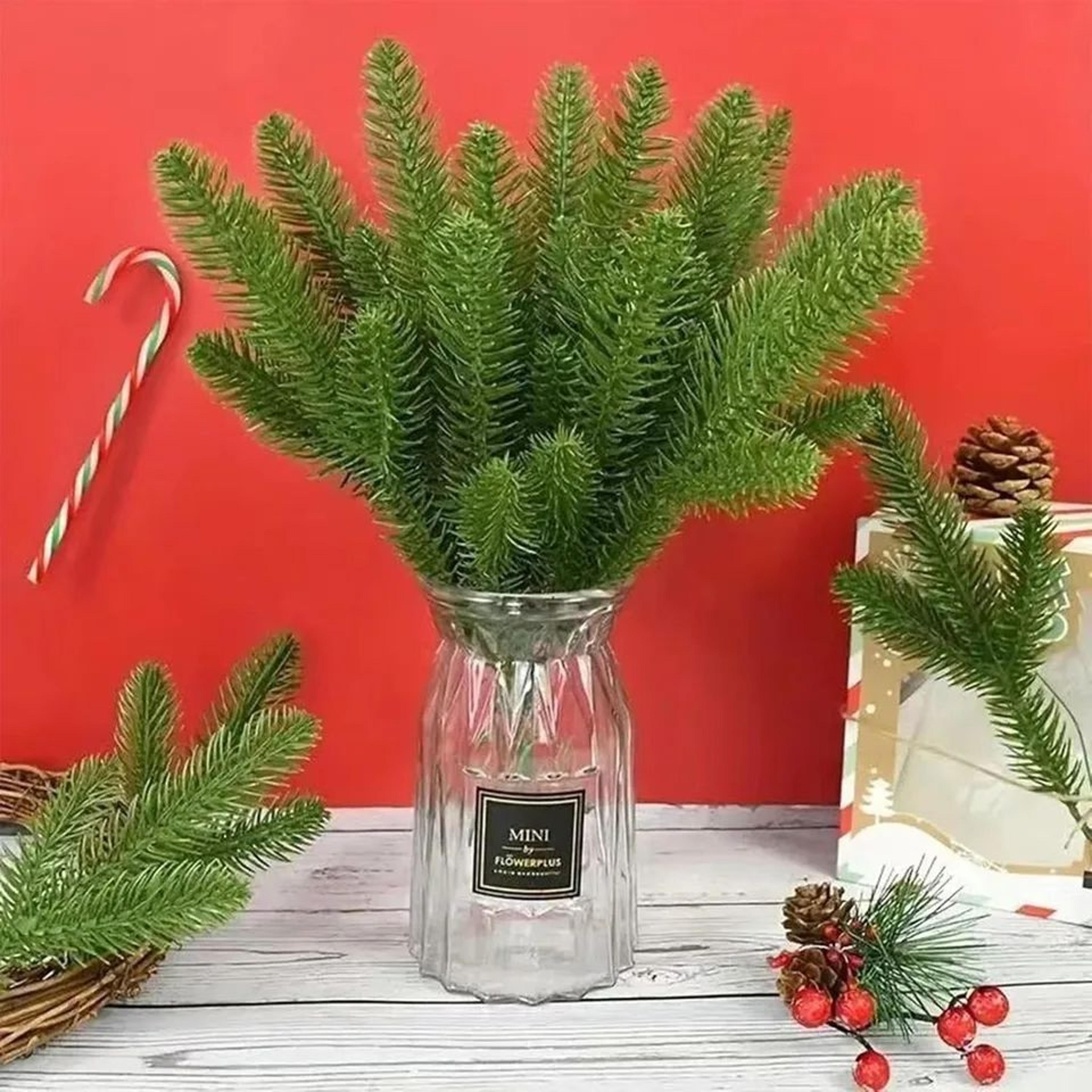 Artificial Pine Needle Branches Christmas Decor Set 1