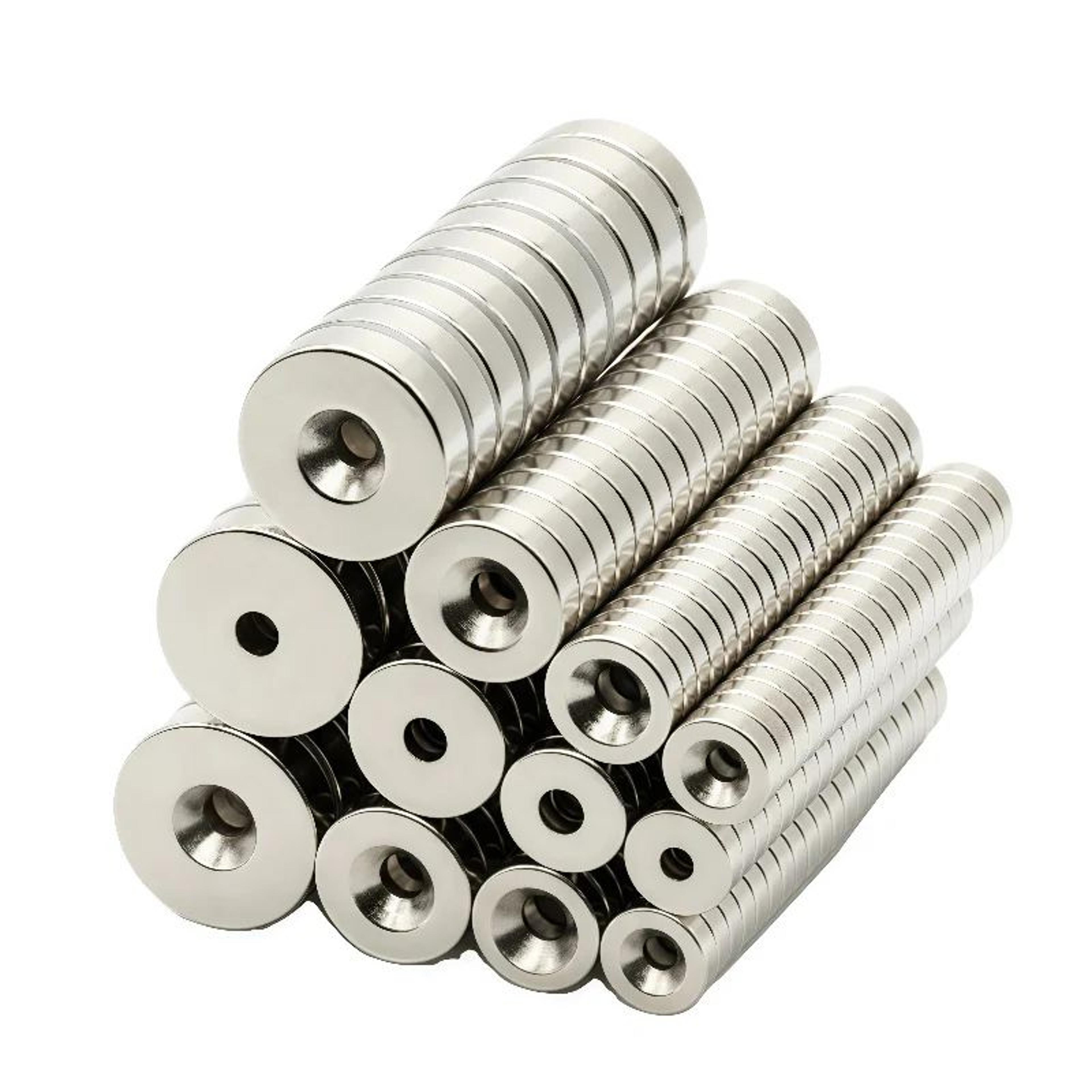 N52 Countersunk Neodymium Magnet 30mm 2