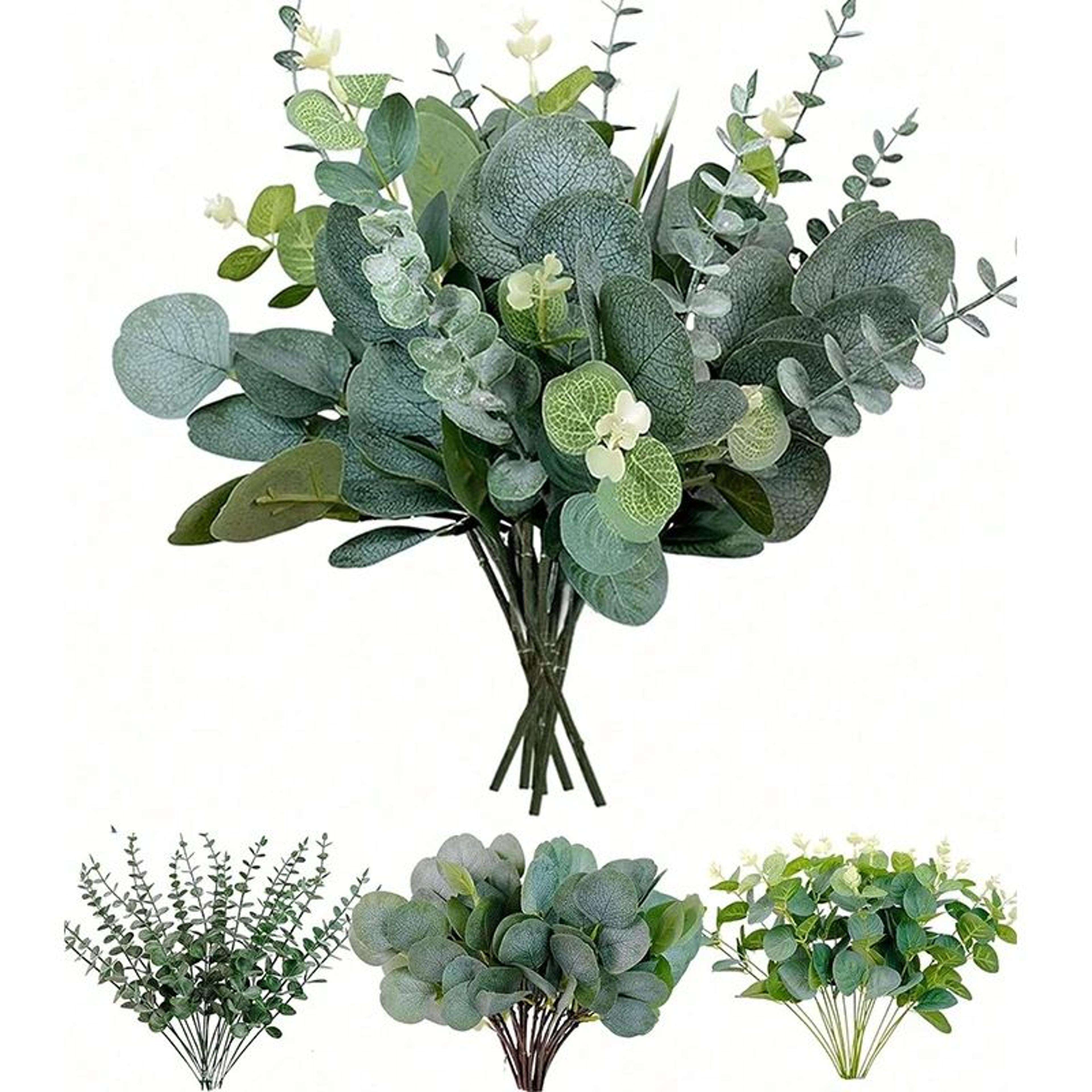 Artificial Eucalyptus Bouquet Decor Set 0