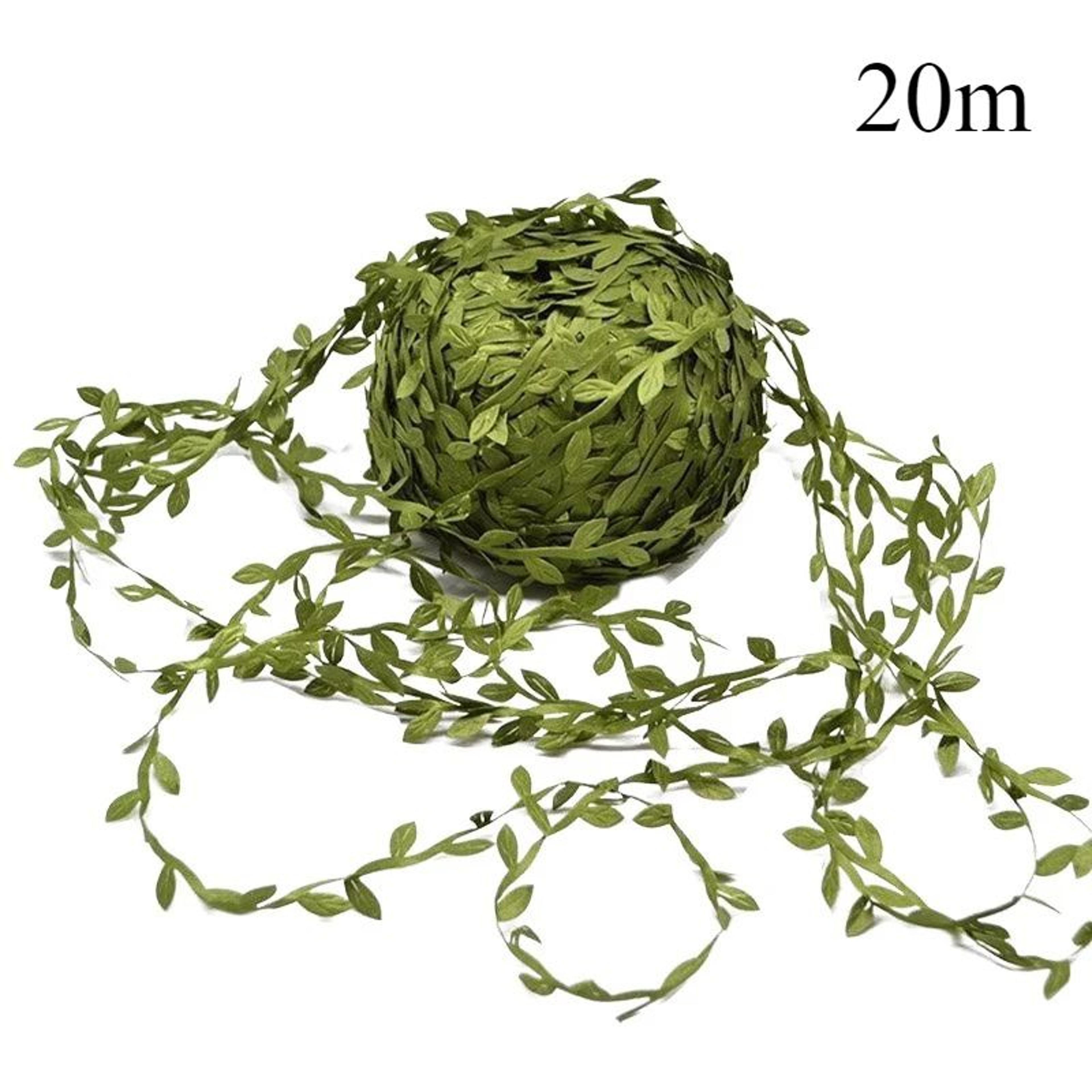 Artificial Green Leaf Vine Ribbon For DIY Crafts 9