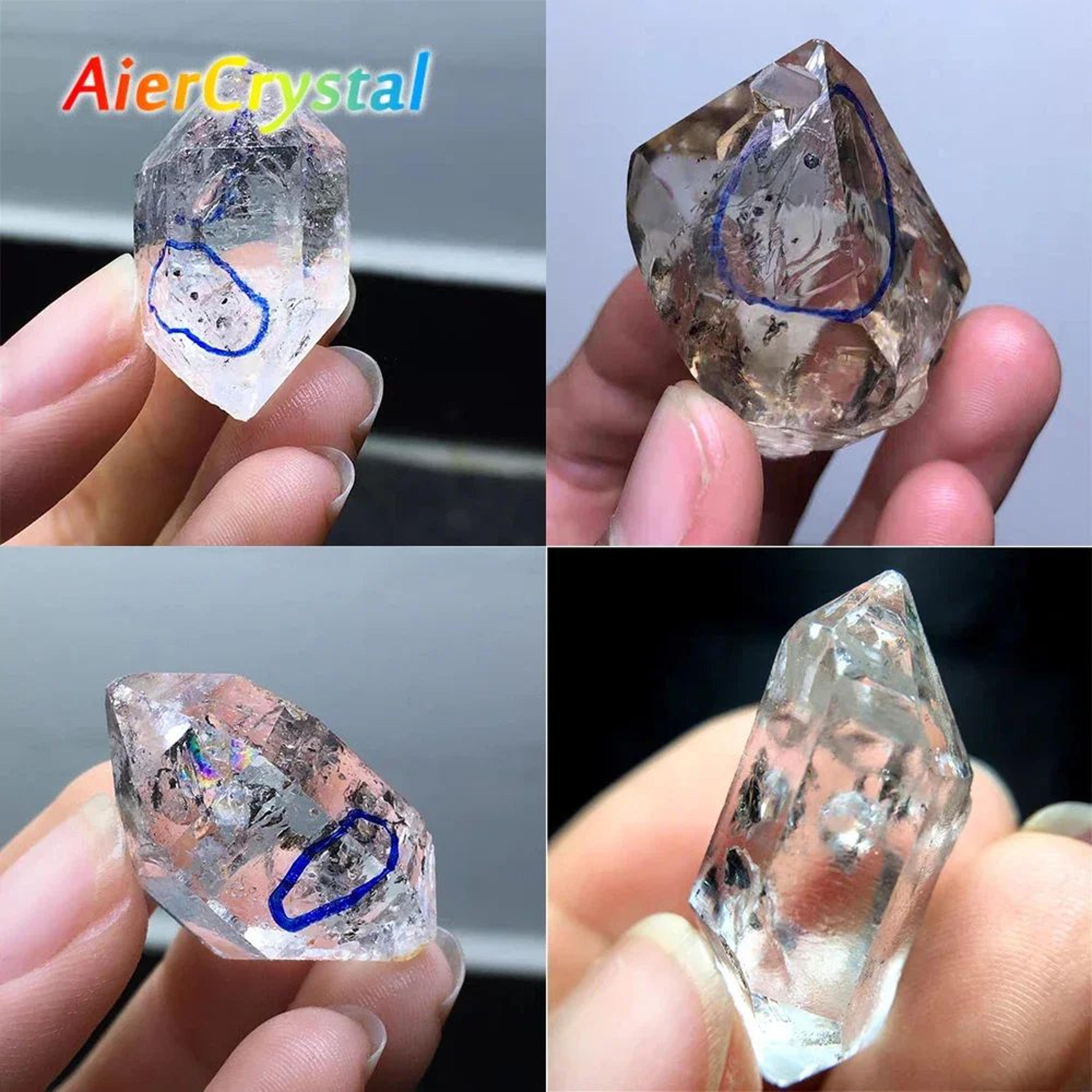natural herkimer diamond crystal reiki stone