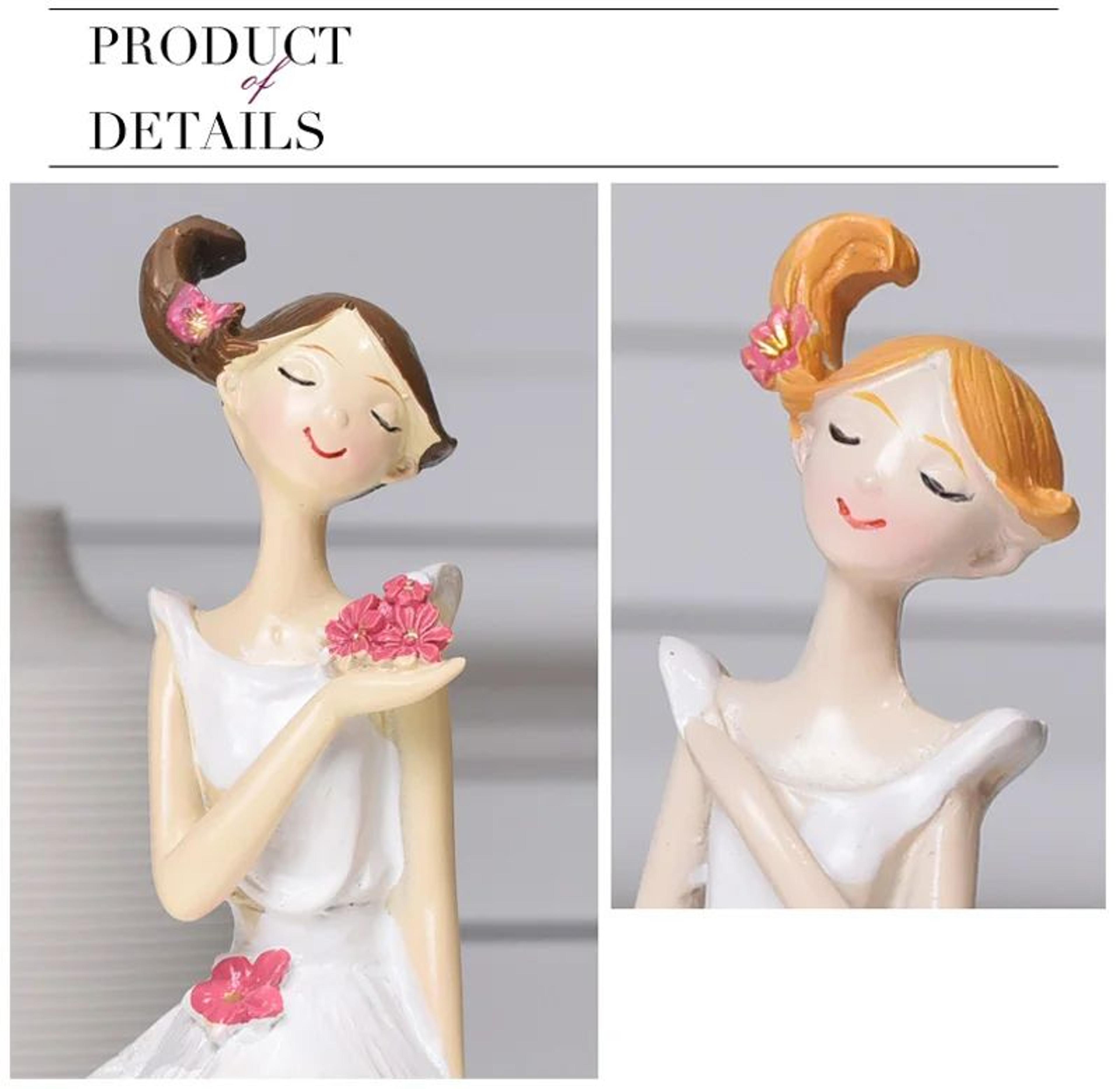 2 Piece Angel Fairy Resin Figurine Set 9