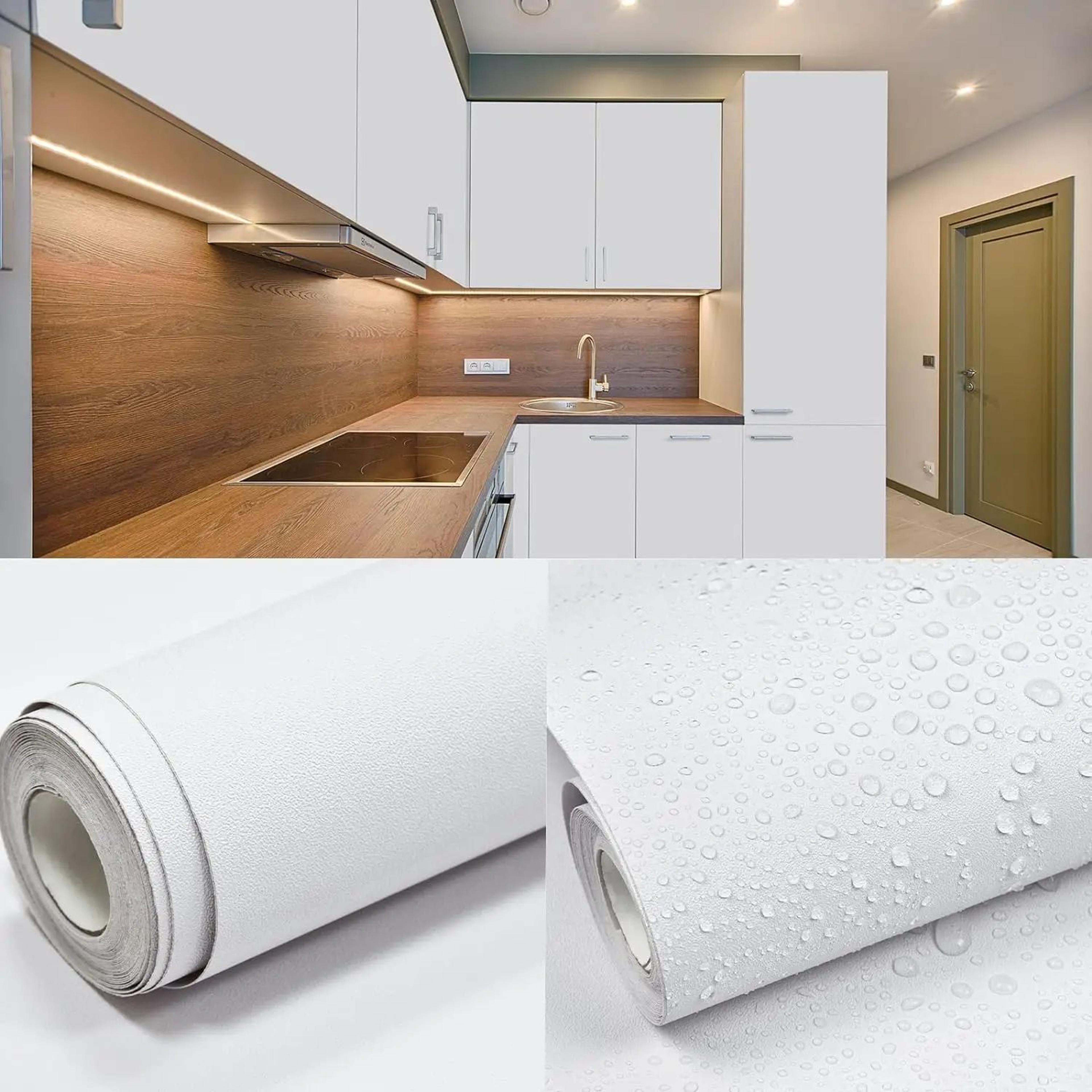Waterproof Matte White Self Adhesive Wallpaper 5