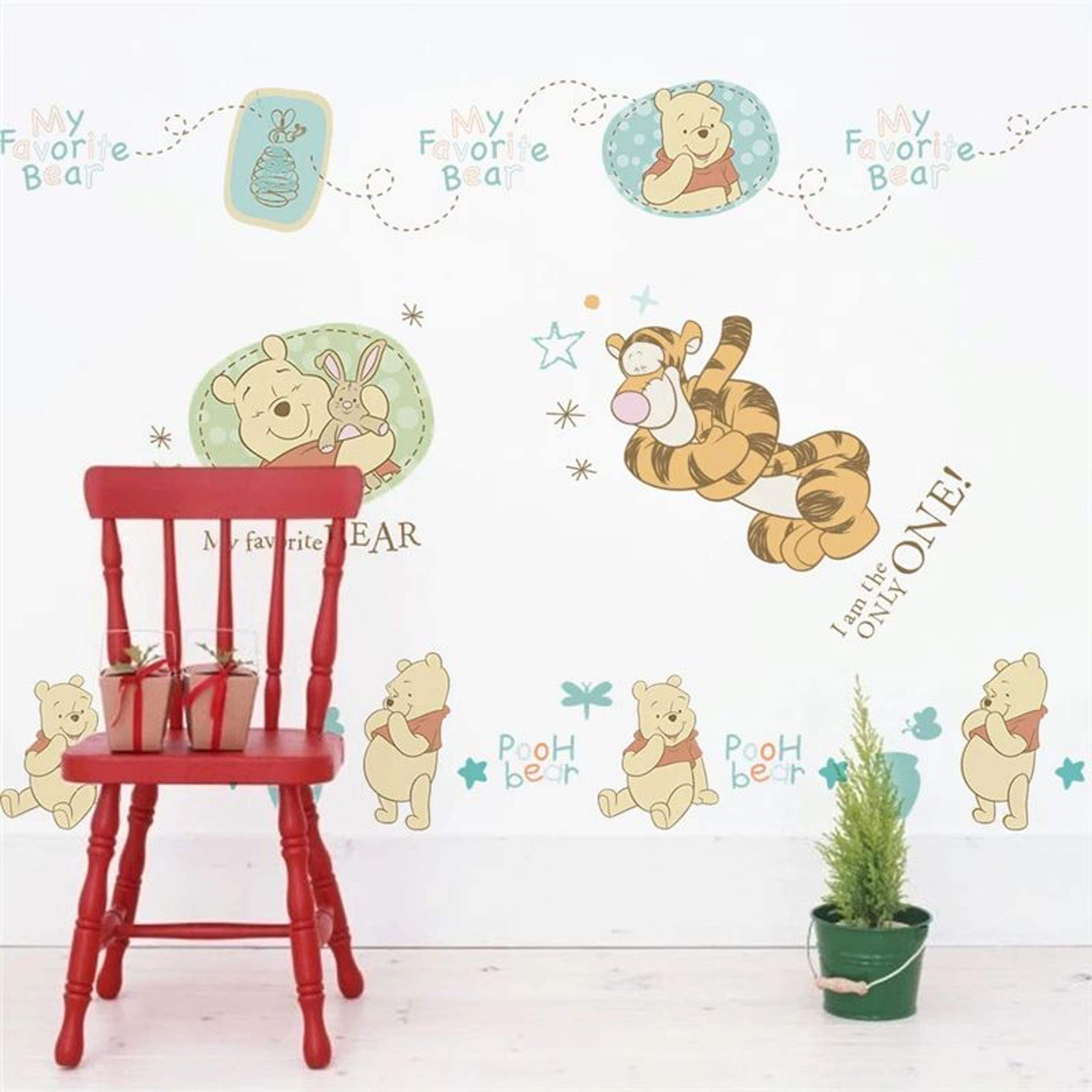 Cartoon Bear Wall Sticker For Kids Room Decoration 22