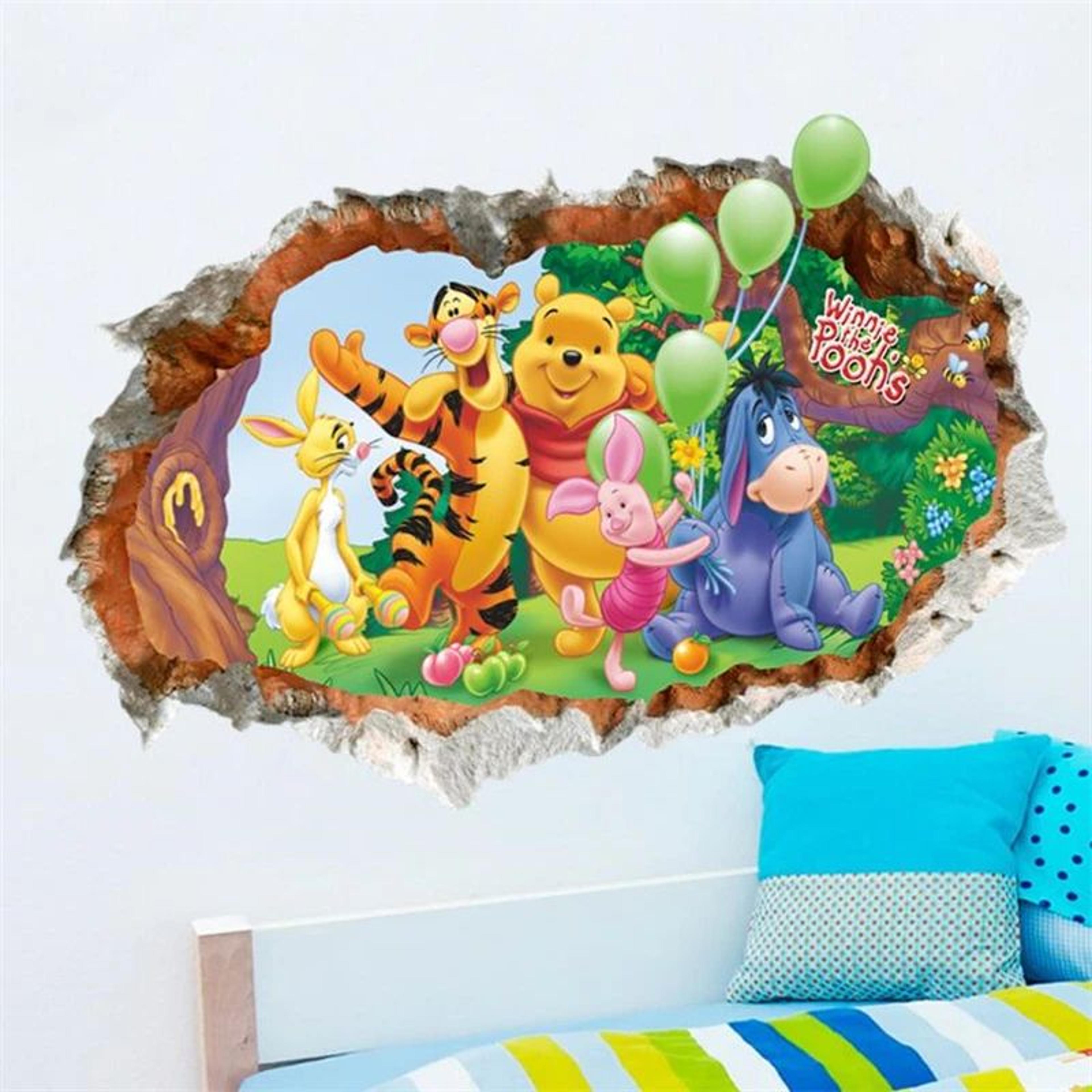 Cartoon Bear Wall Sticker For Kids Room Decoration 9