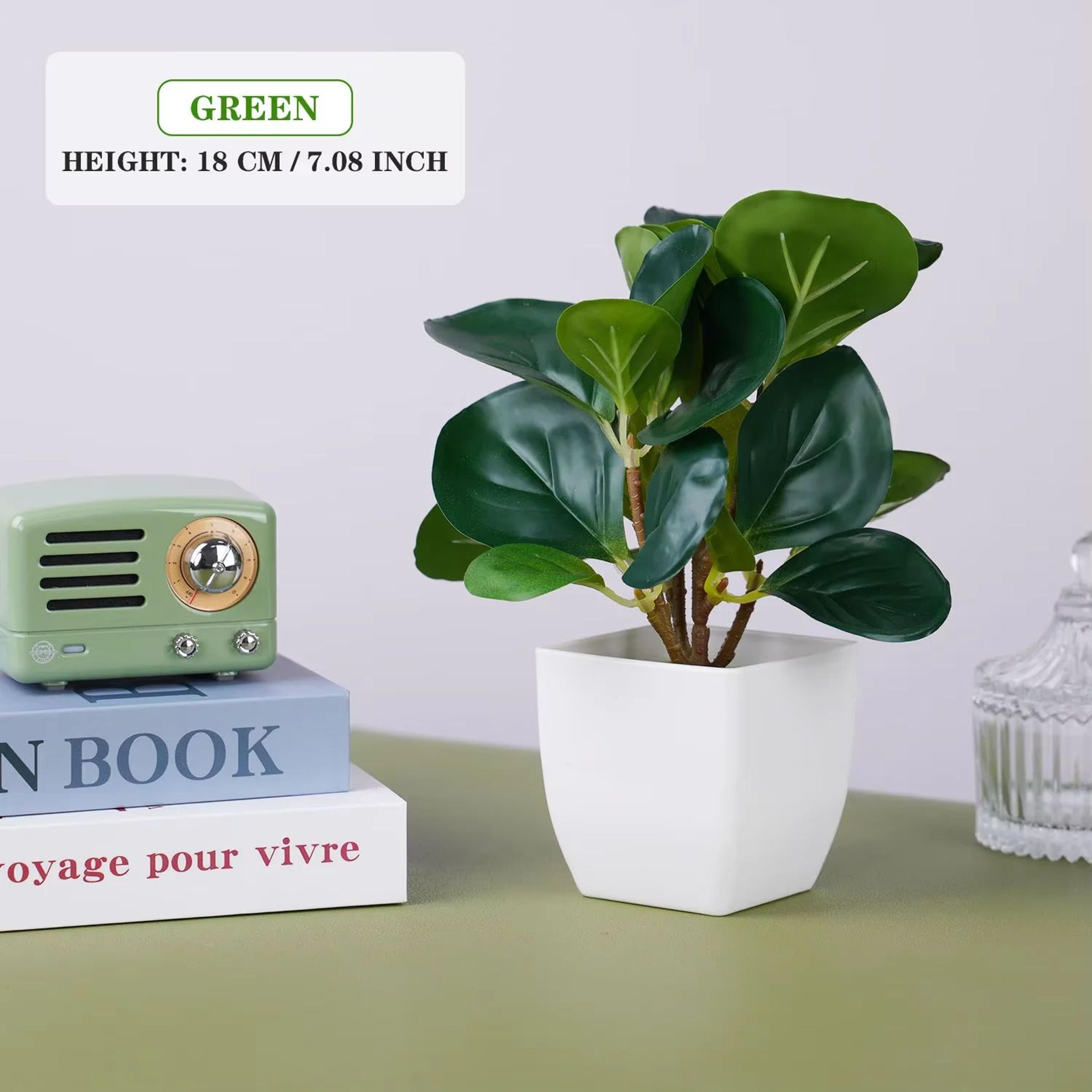 Mini Artificial Bonsai Tree Potted Plant Decor 4
