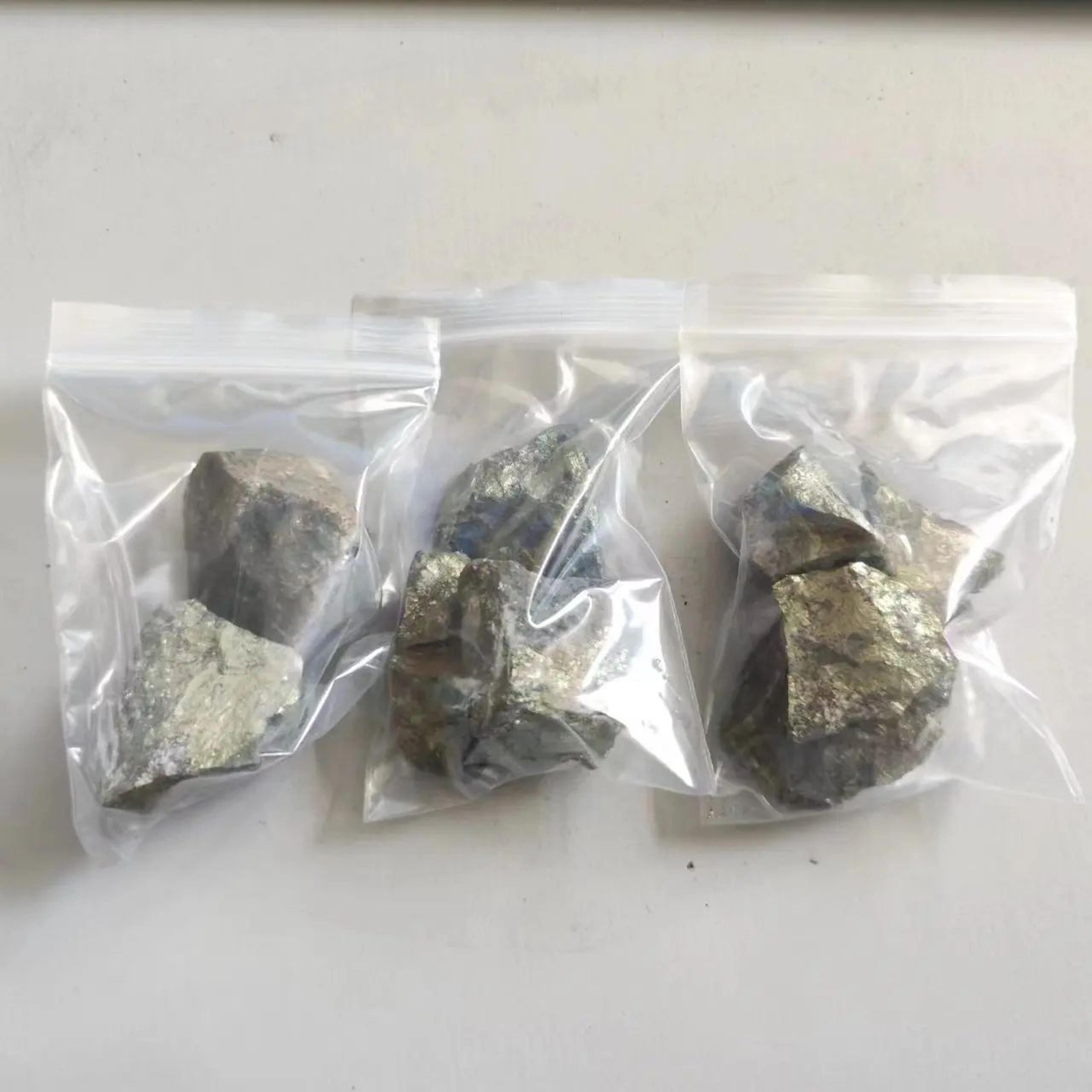 Natural Chalcopyrite Crystal Ore Stone Teaching Specimen 8