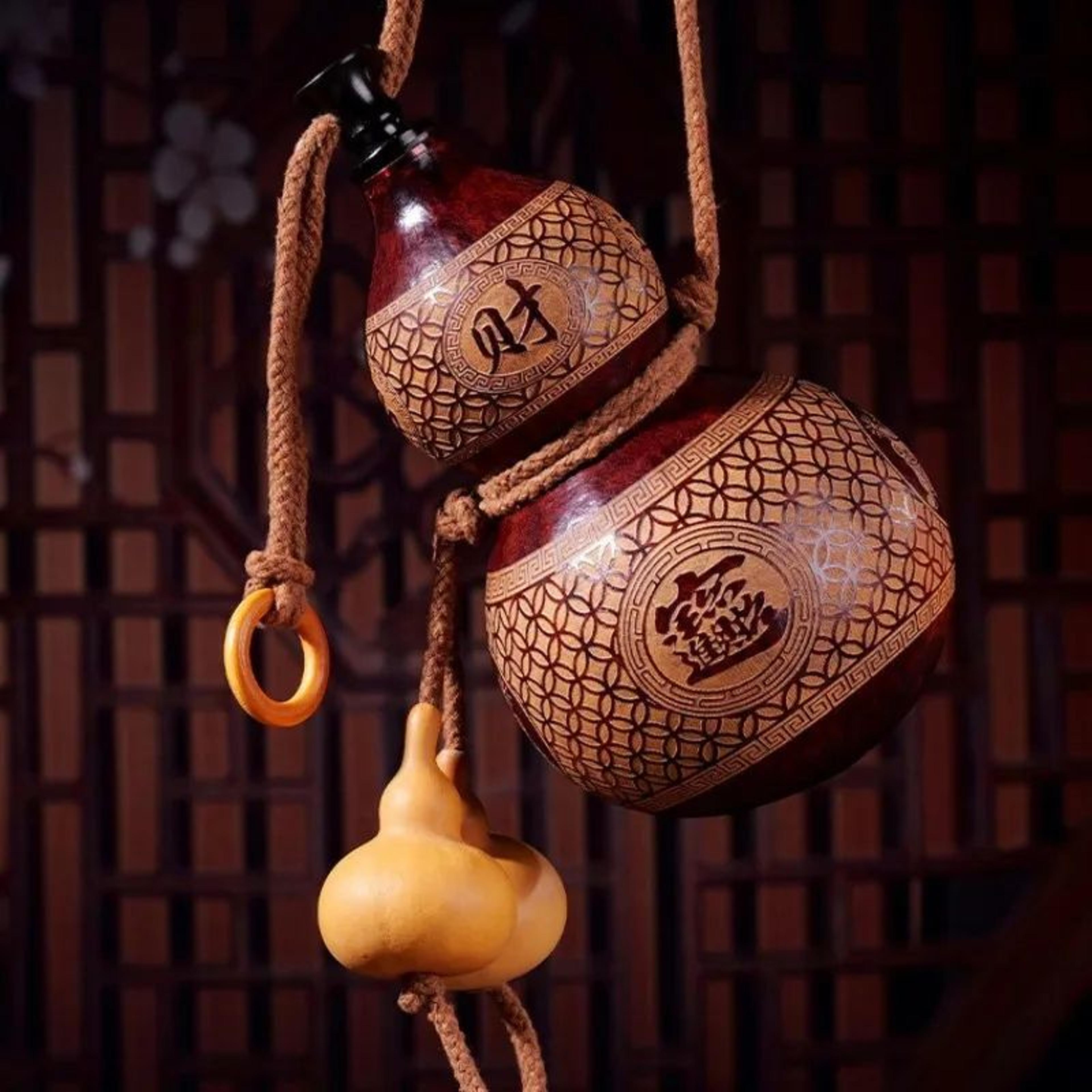 Natural Gourd Bottle Portable Wine And Whiskey Cup 4